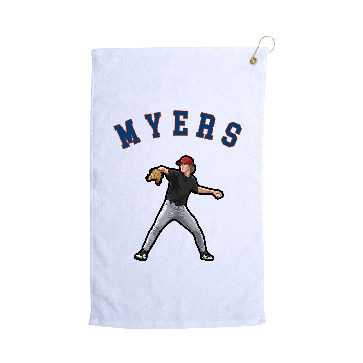 Golf Towel — Shirsey Arch in White