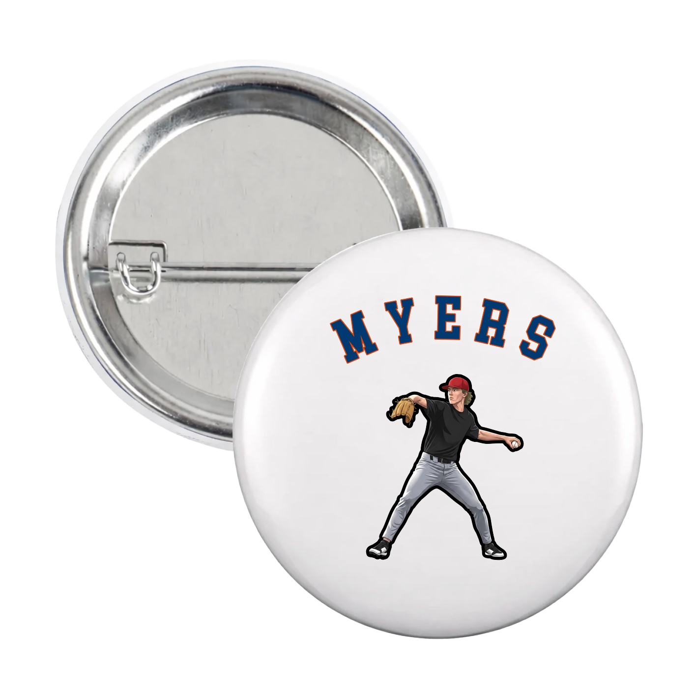 Game Day Button — Shirsey Arch in White