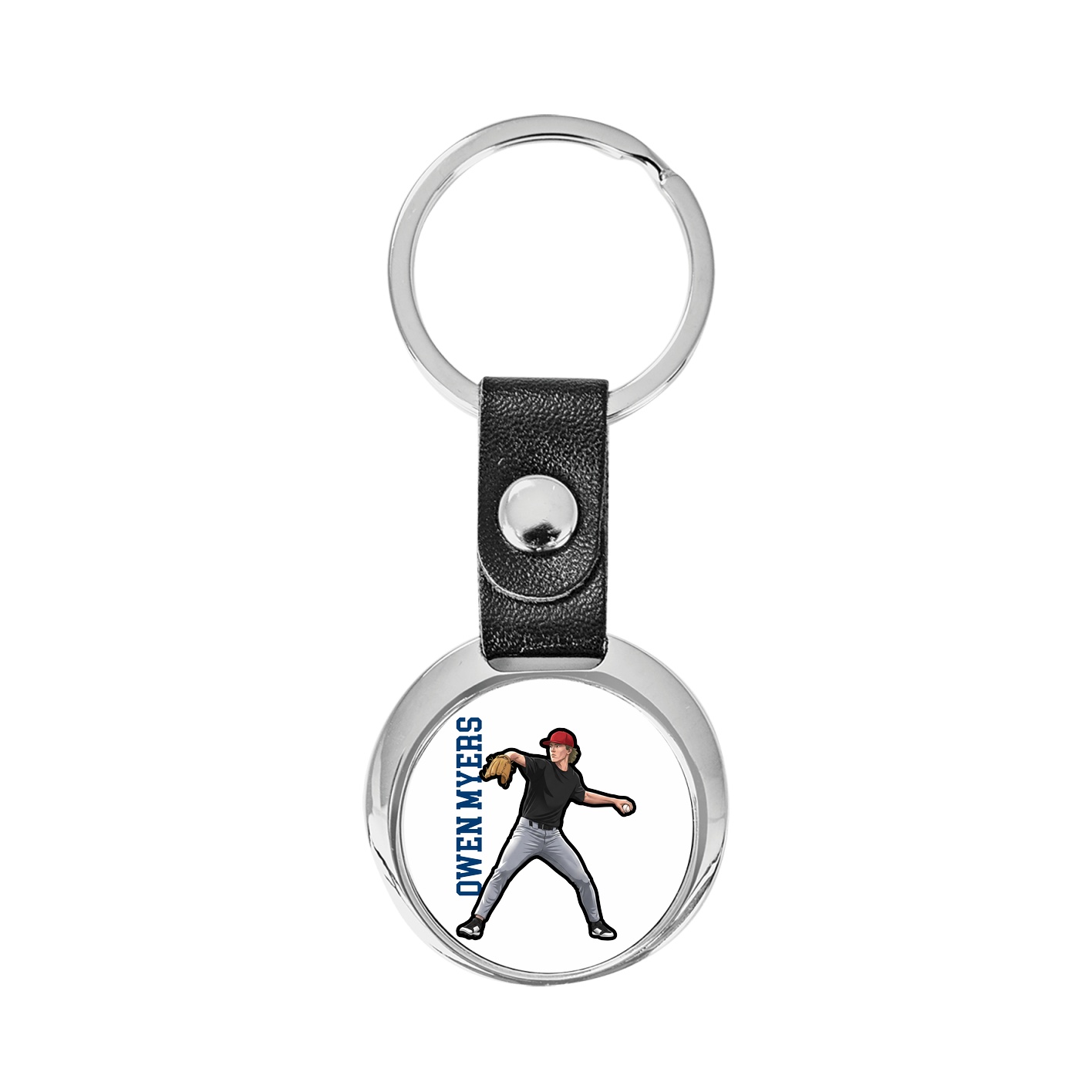 Key Chain — Name Vertical in Classic