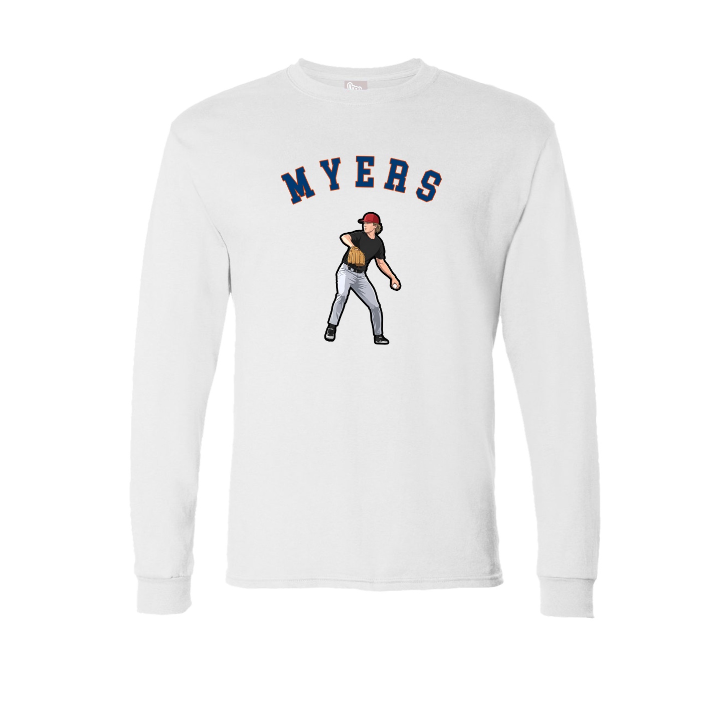 Long Sleeve Tee — Shirsey Arch in White