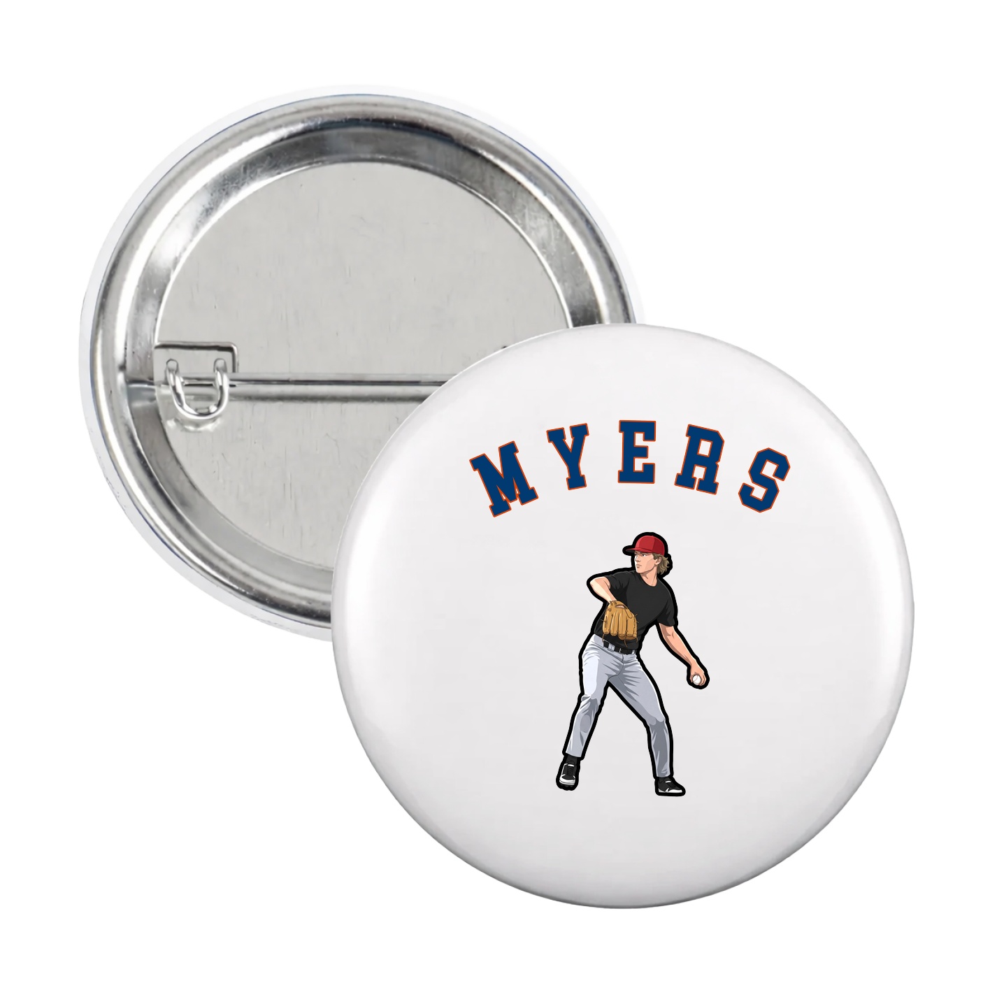 Game Day Button — Shirsey Arch in White
