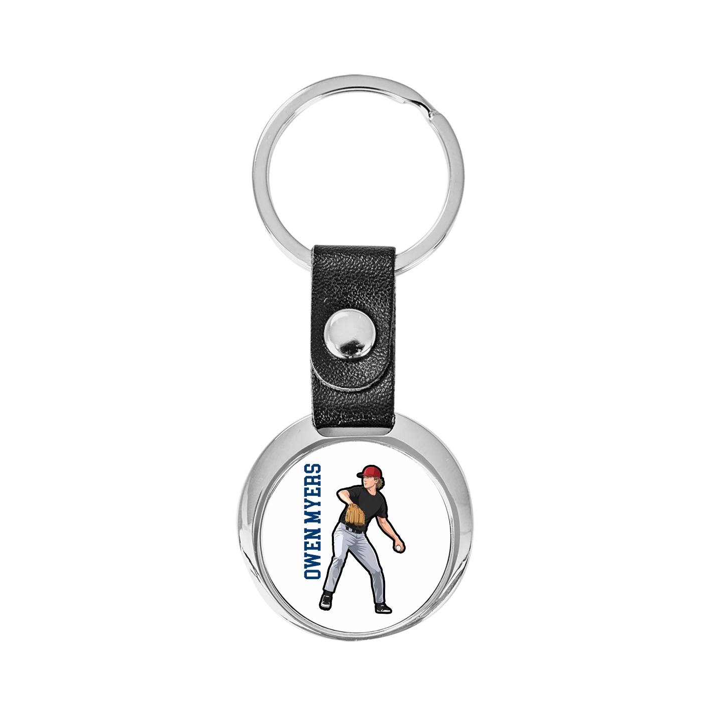Key Chain — Name Vertical in Classic