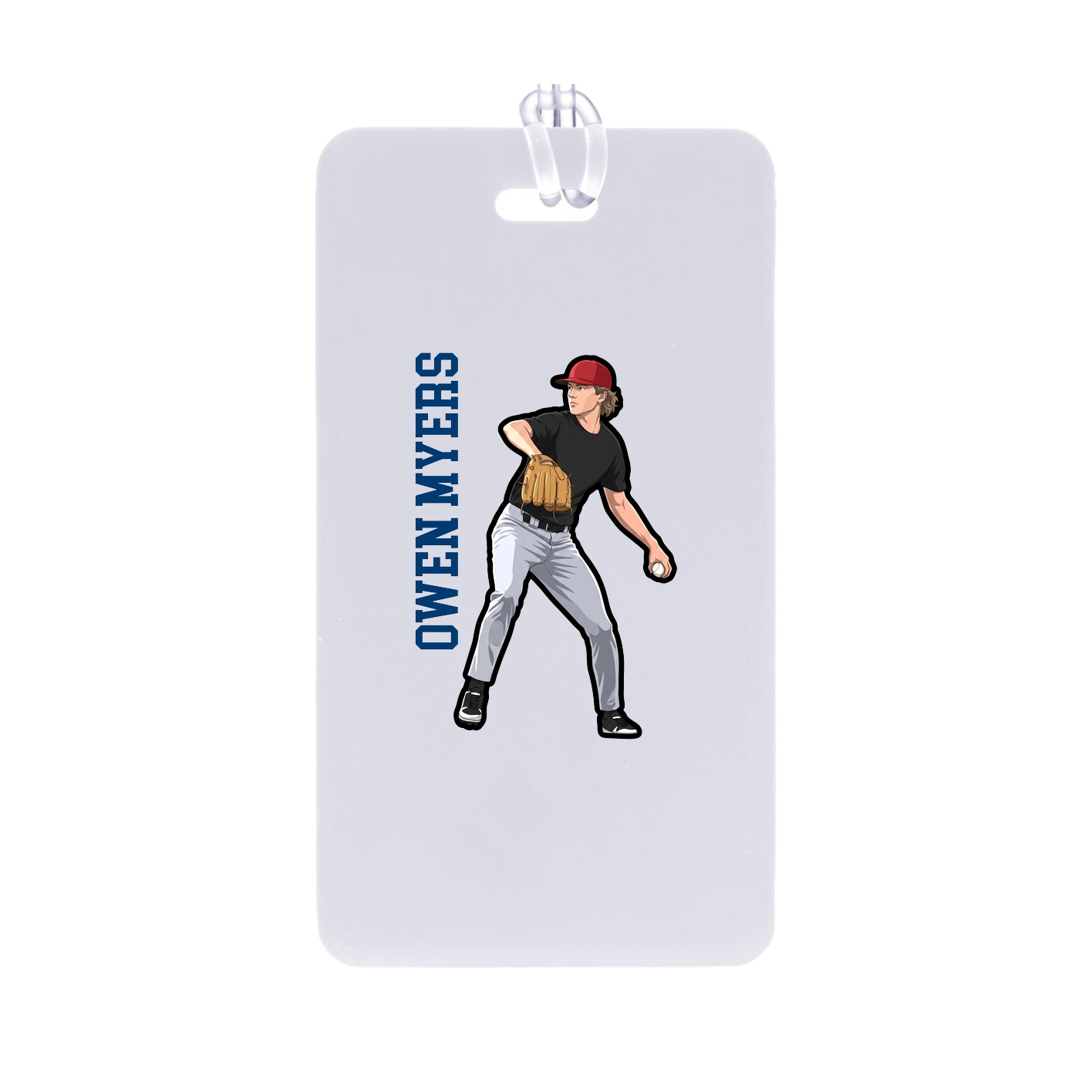 Bag Tag — Name Vertical in Classic
