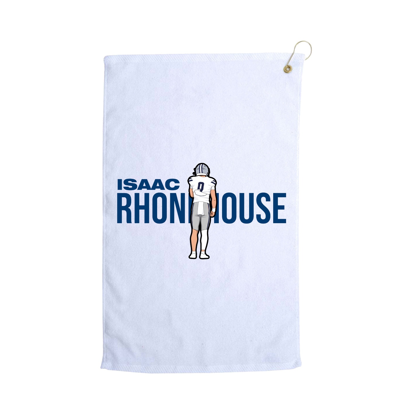 Golf Towel — Player Name in White