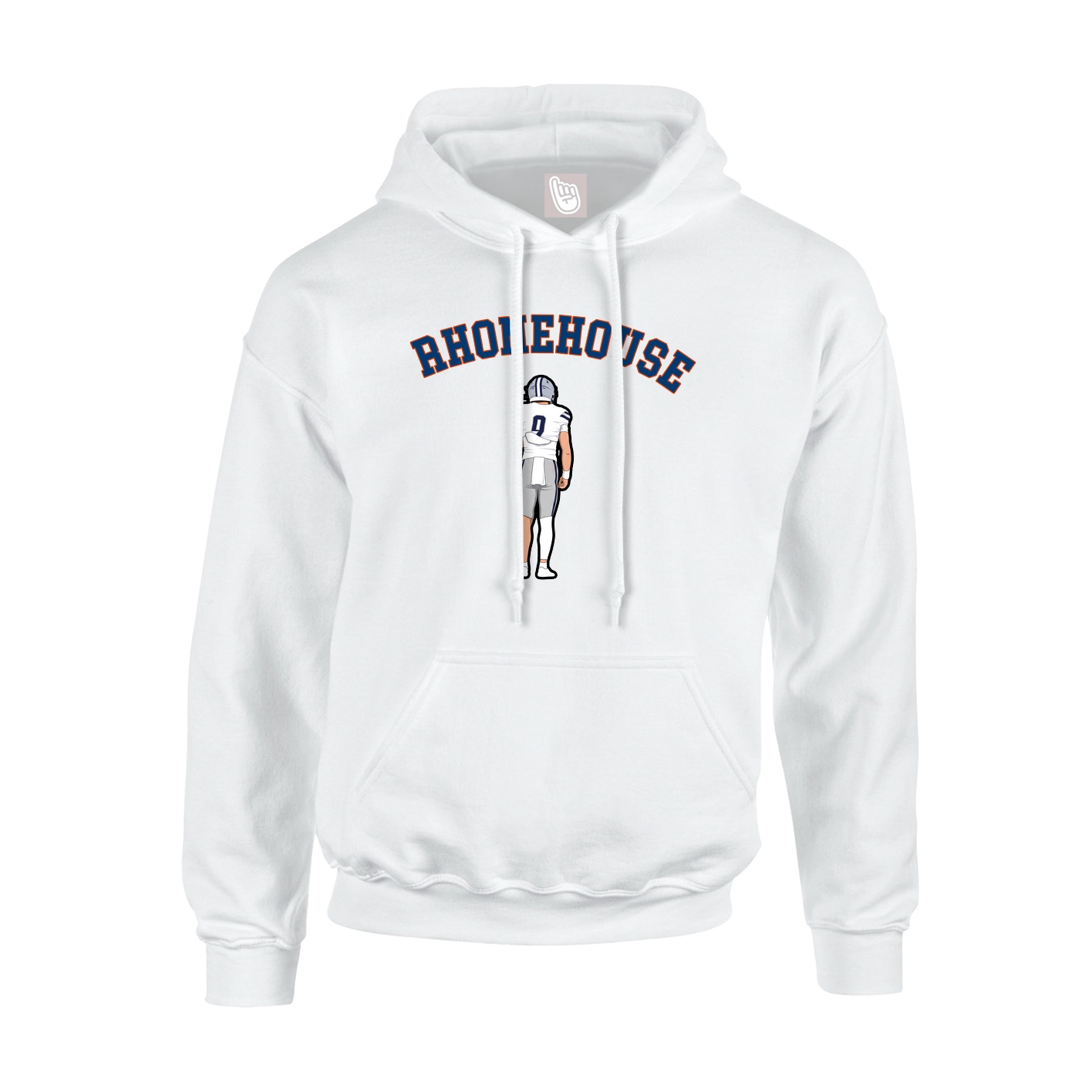 Youth Hoodie — Shirsey Arch in White