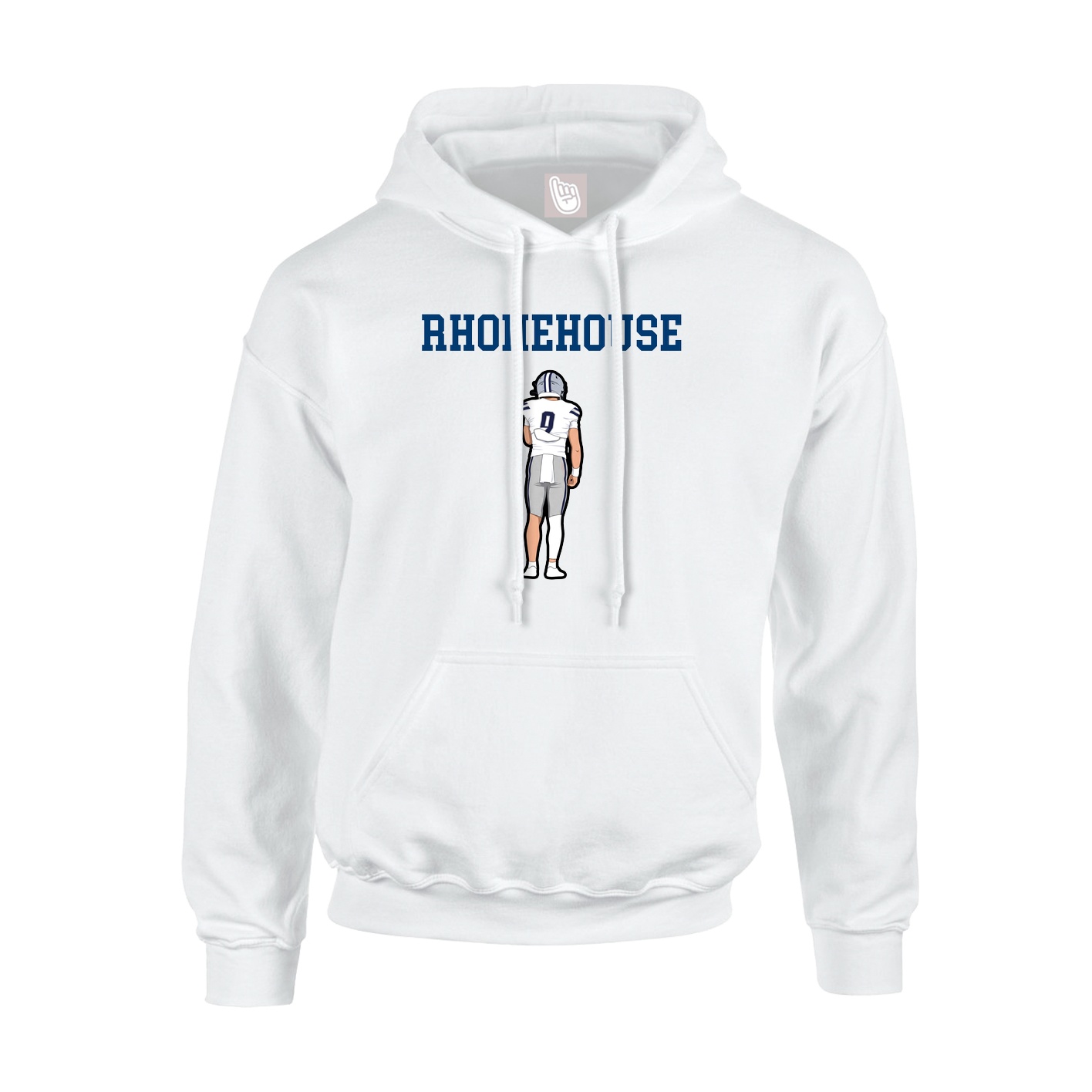 Hoodie — Shirsey in White