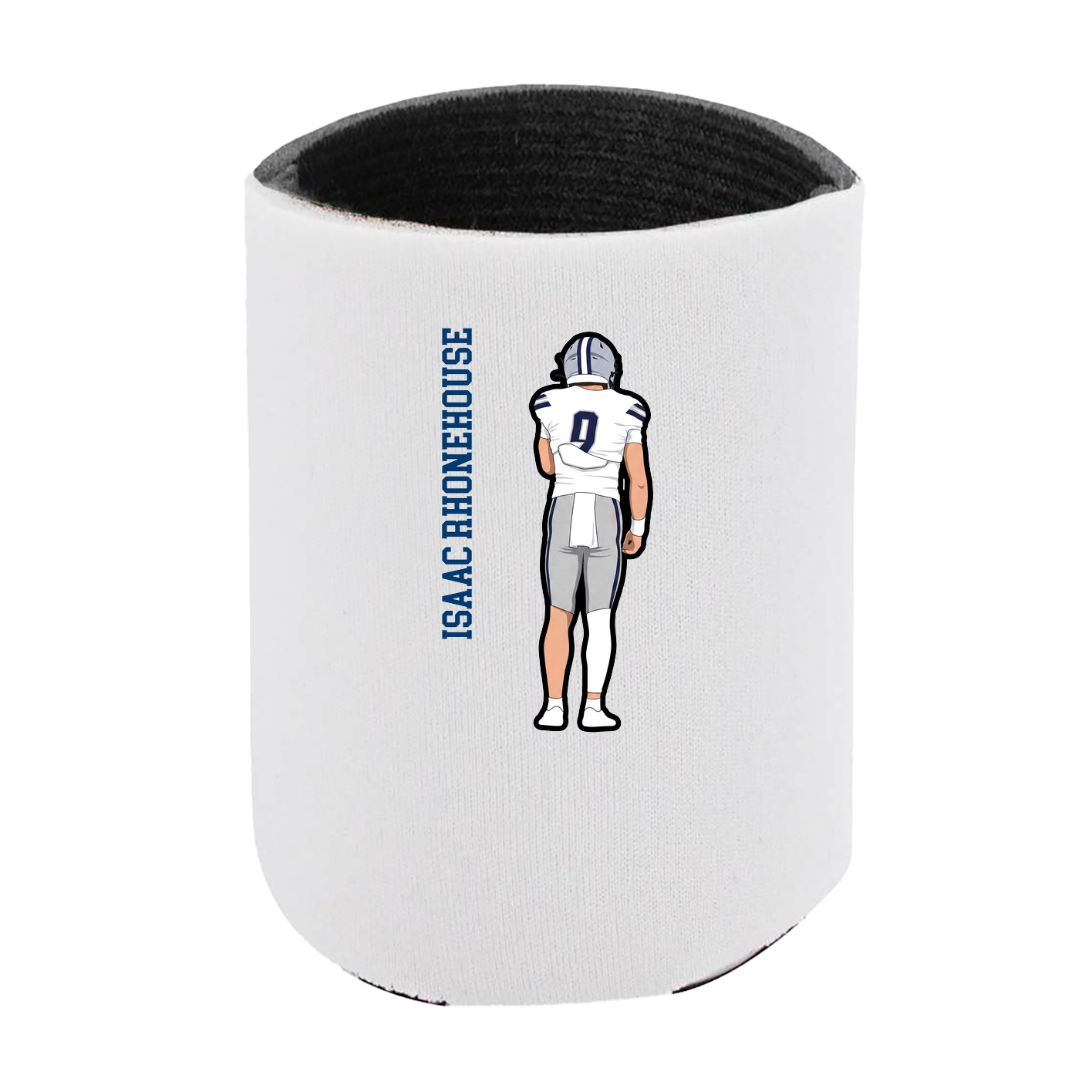 Can Holder — Name Vertical in White