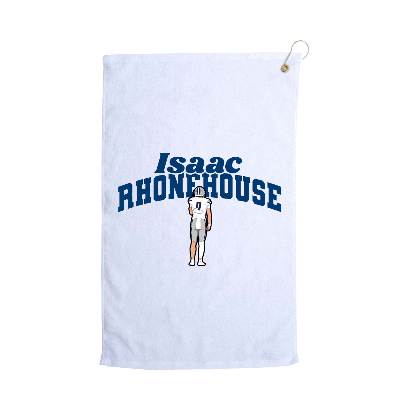Golf Towel — Signature Arch in White