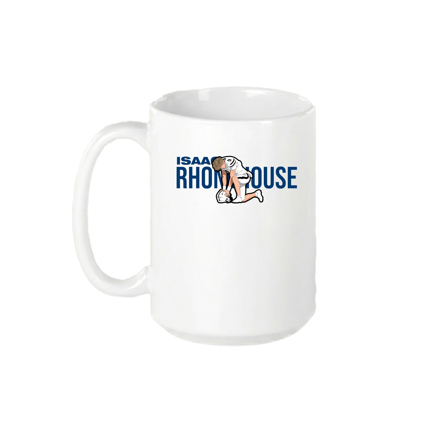 15oz Coffee Mug — Player Name in White