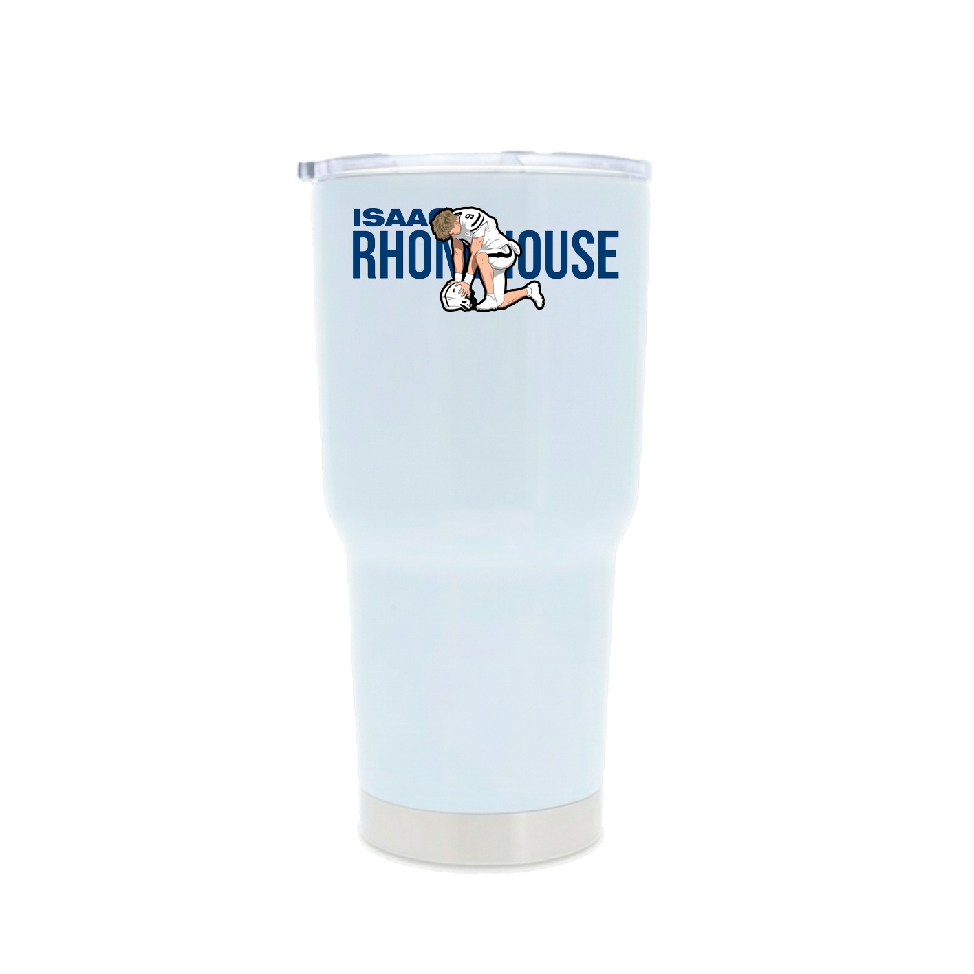 30oz Stainless Steel Tumbler — Player Name in White