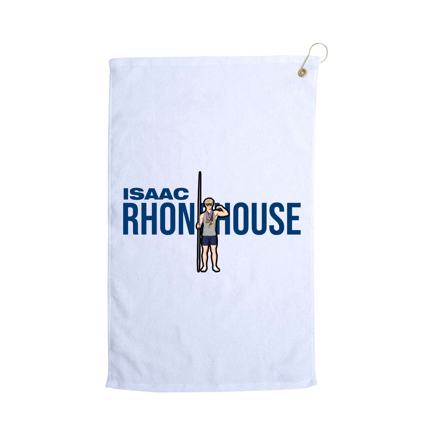 Golf Towel — Player Name in White