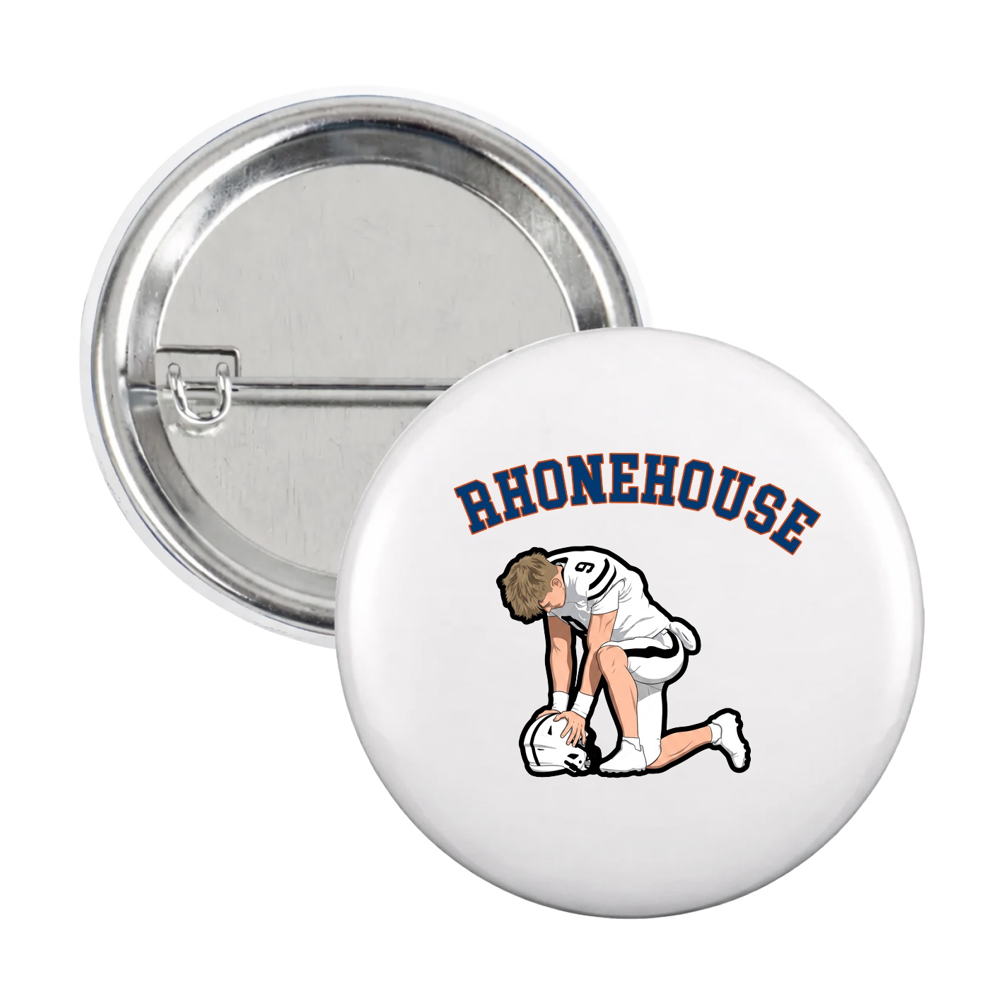 Game Day Button — Shirsey Arch in White