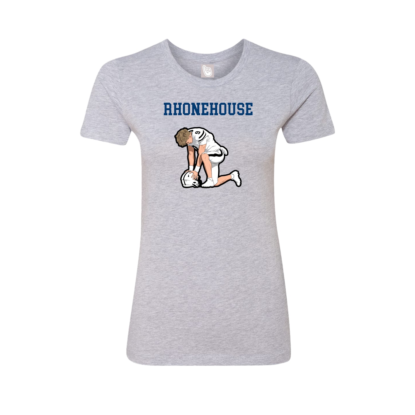 Fitted Women's Tee — Shirsey in Grey