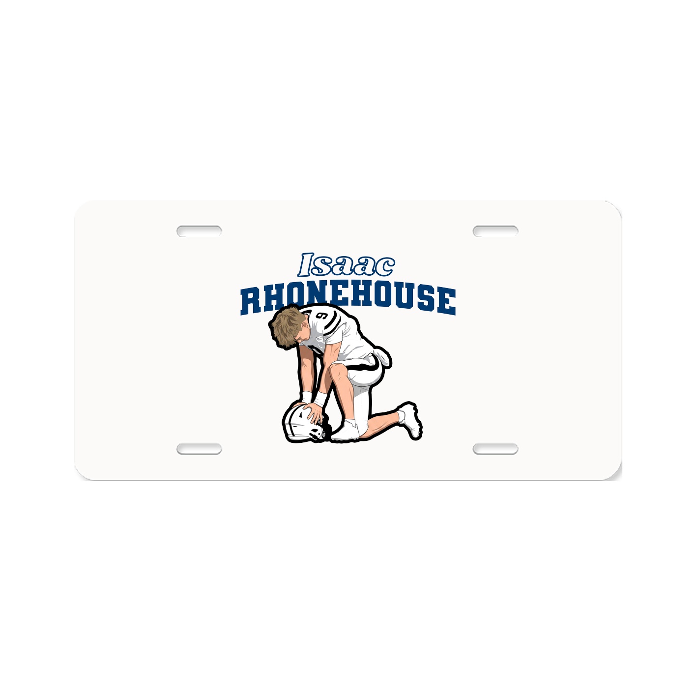 License Plate — Name Arch in Classic