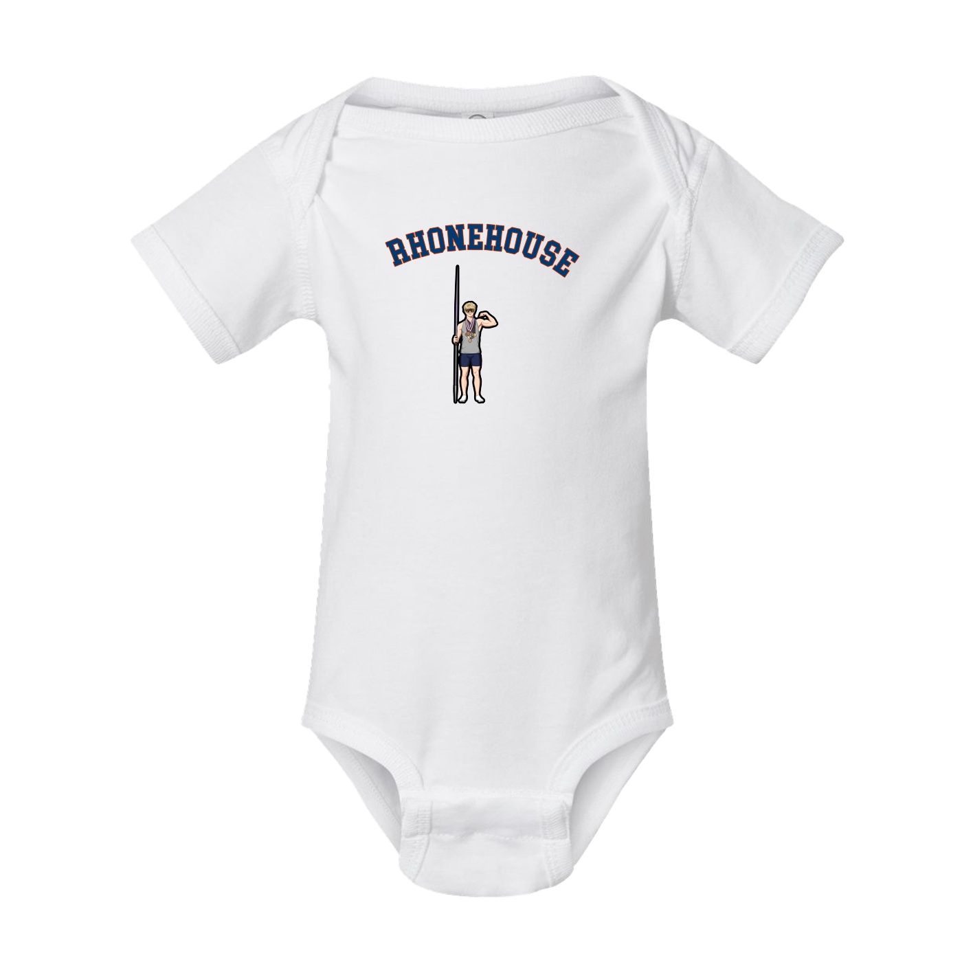 Baby Onesie — Shirsey Arch in White