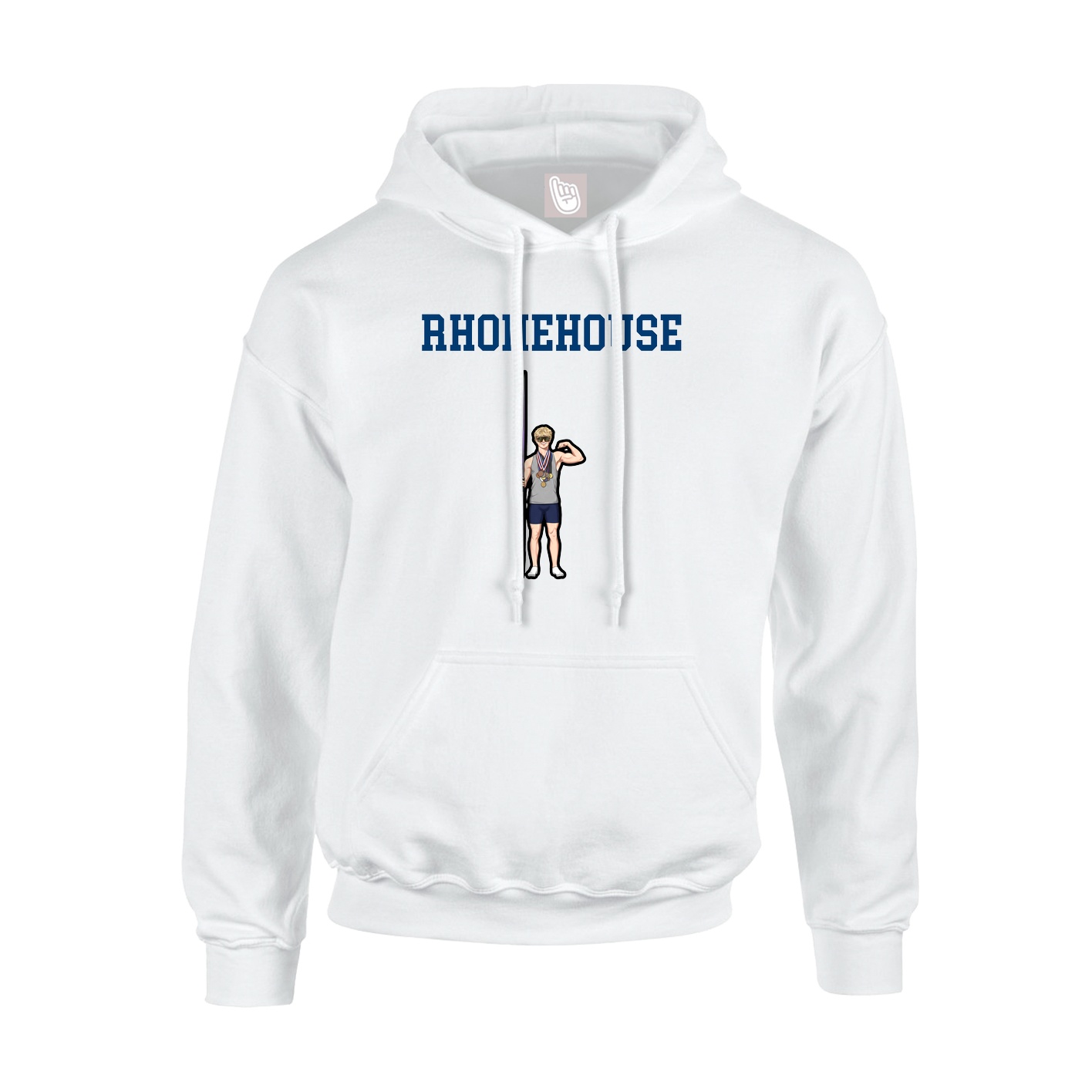 Hoodie — Shirsey in White