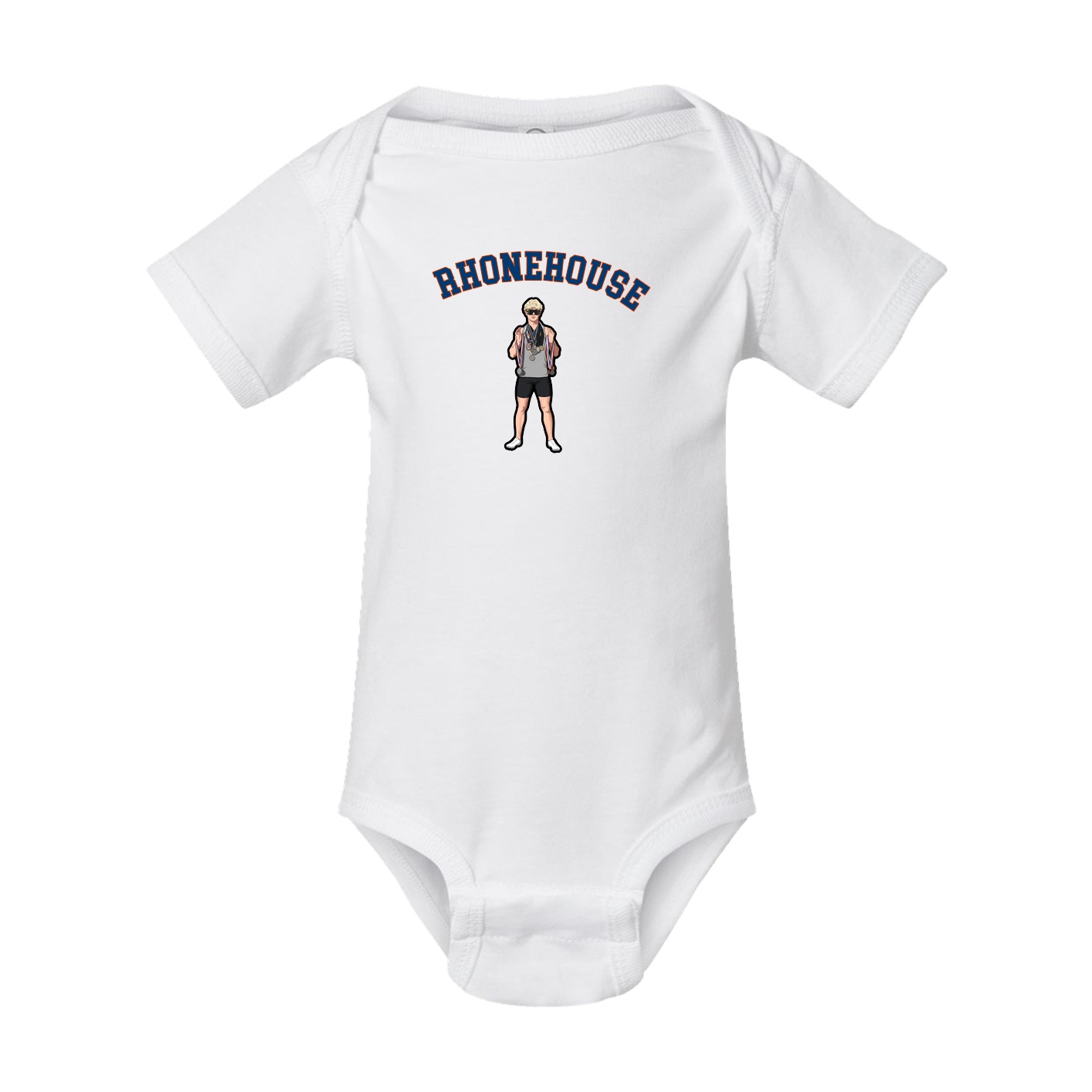 Baby Onesie — Shirsey Arch in White