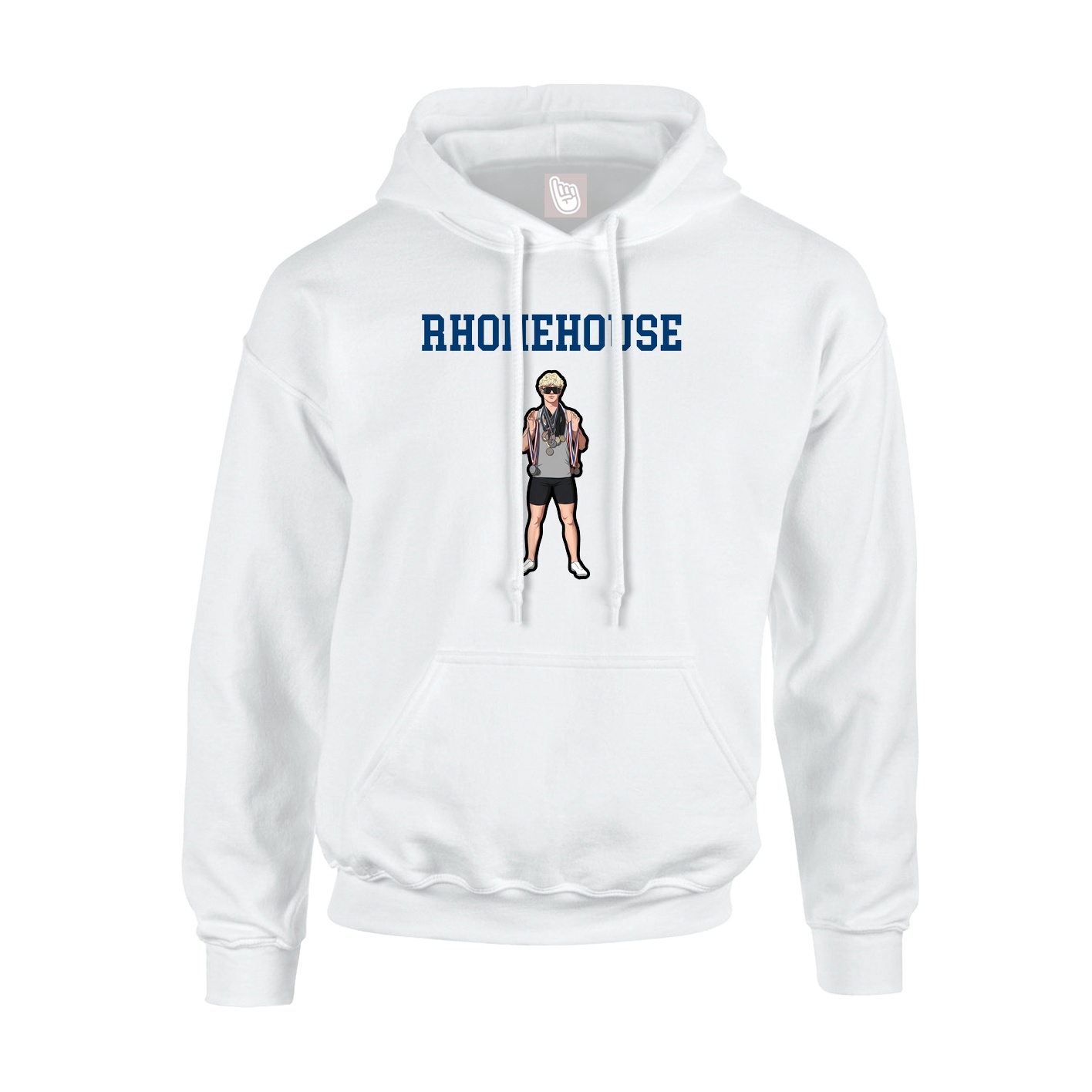 Hoodie — Shirsey in White