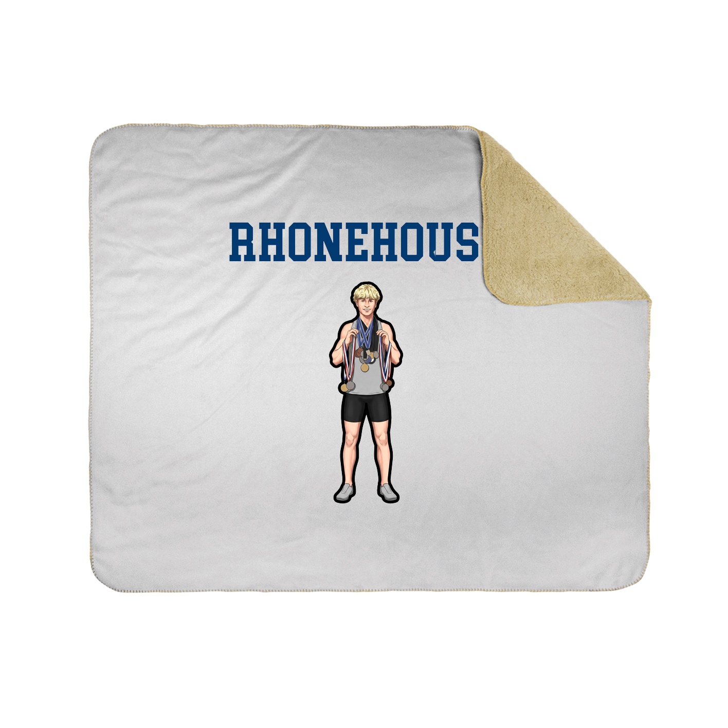 Throw Blanket — Shirsey in White