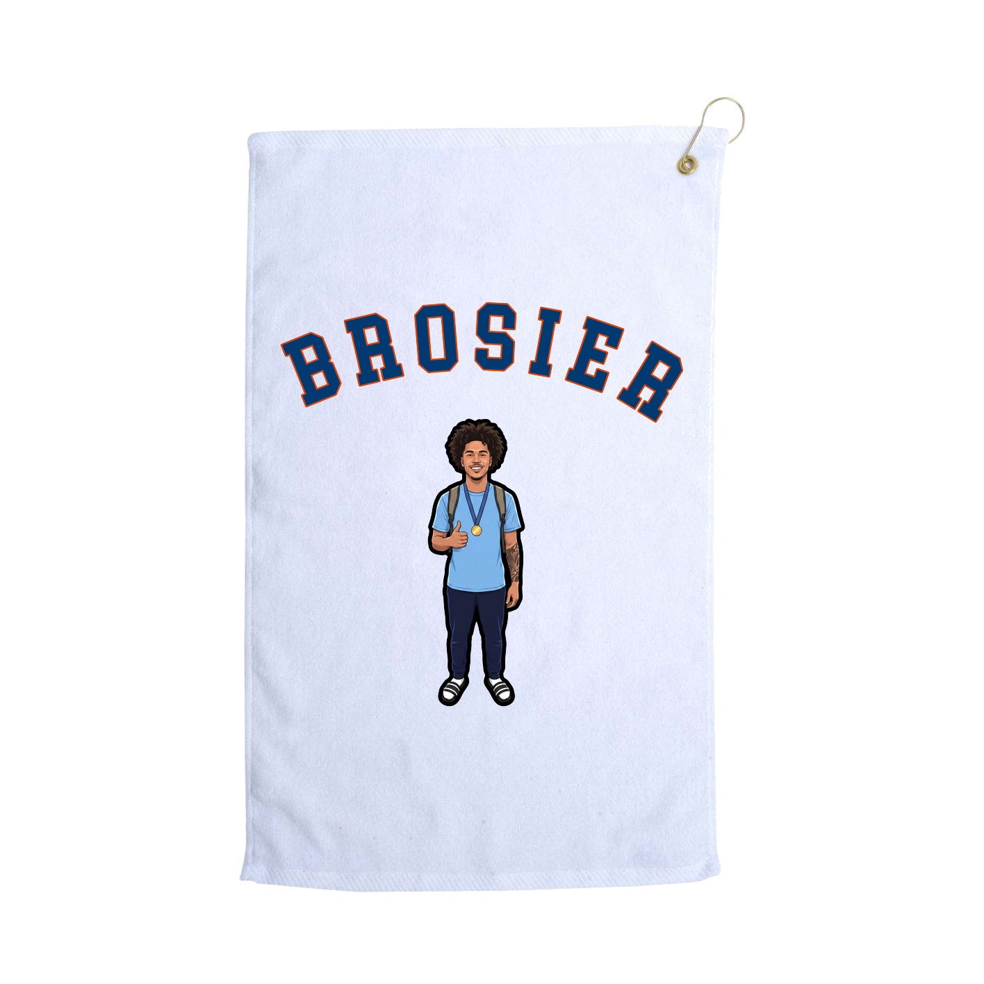 Golf Towel — Shirsey Arch in White