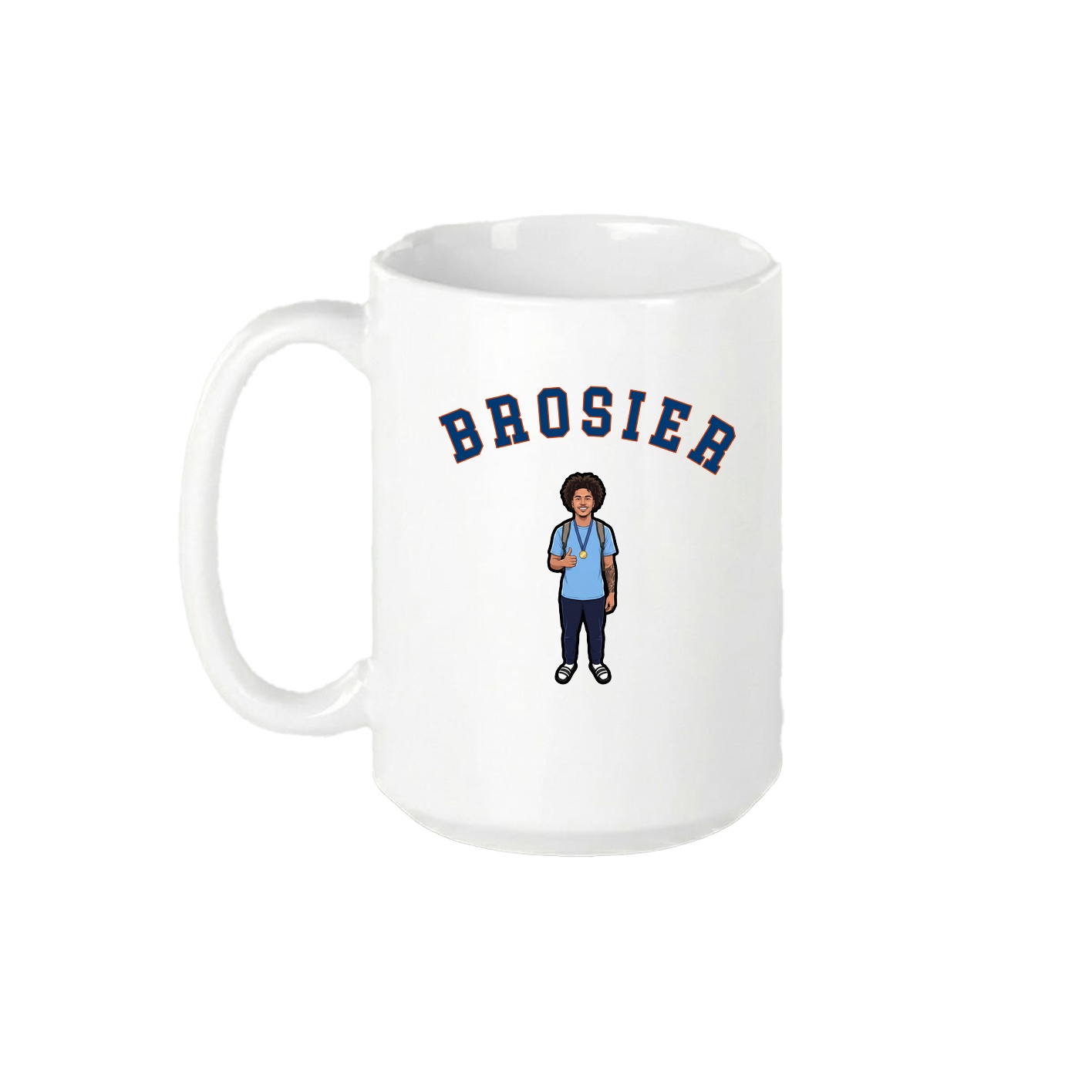 15oz Coffee Mug — Shirsey Arch in White