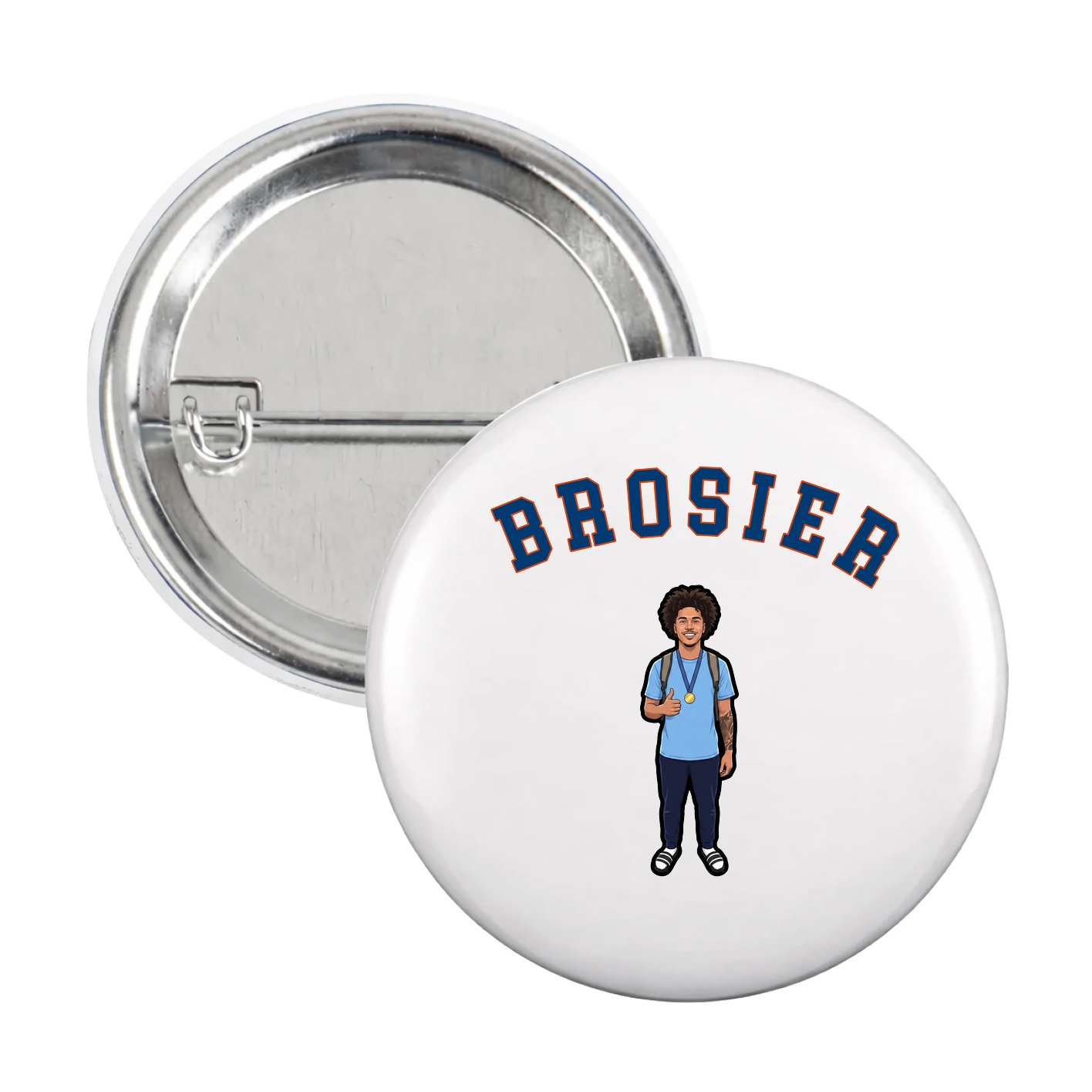 Game Day Button — Shirsey Arch in White