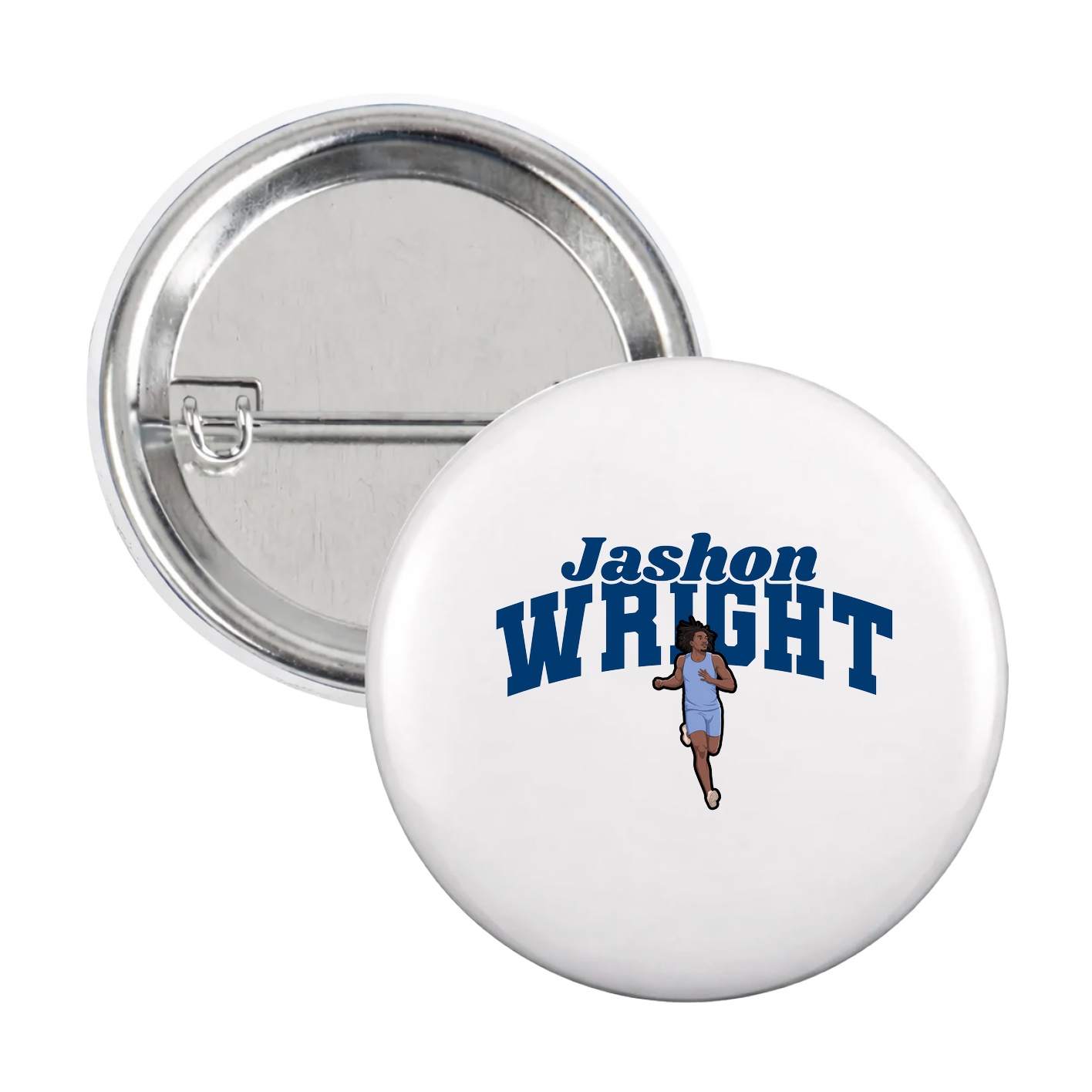 Game Day Button — Signature Arch in White