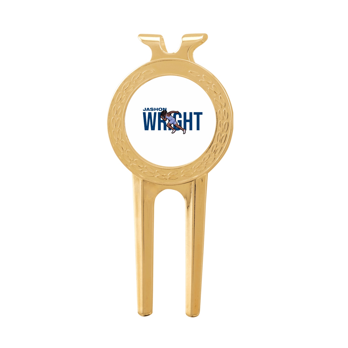 Divot Tool with Ball Marker — Player Name in Classic