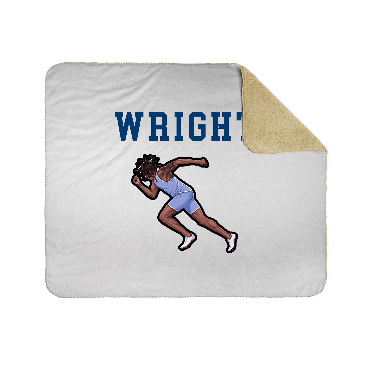 Throw Blanket — Shirsey in White