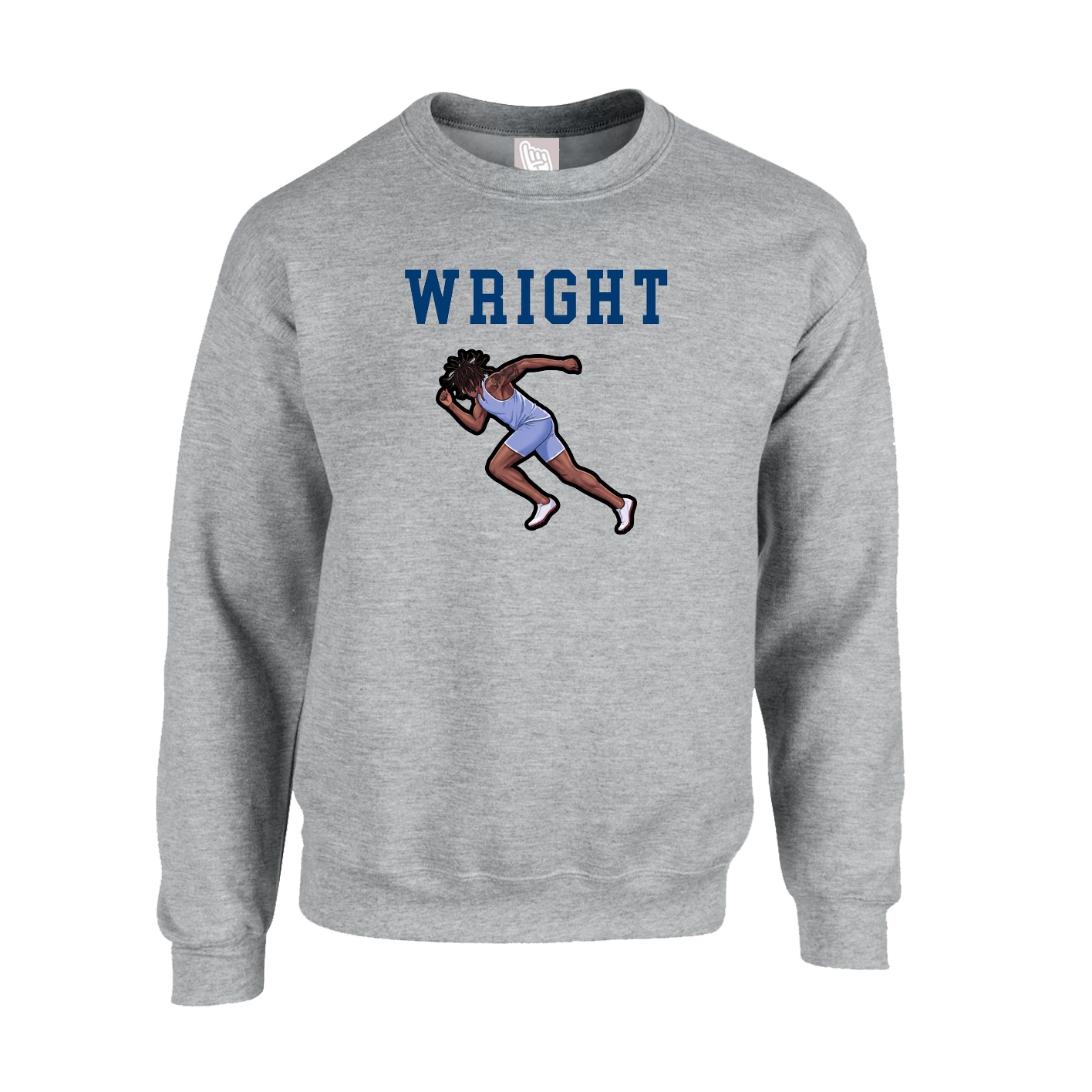 Fleece Crew — Shirsey in Grey