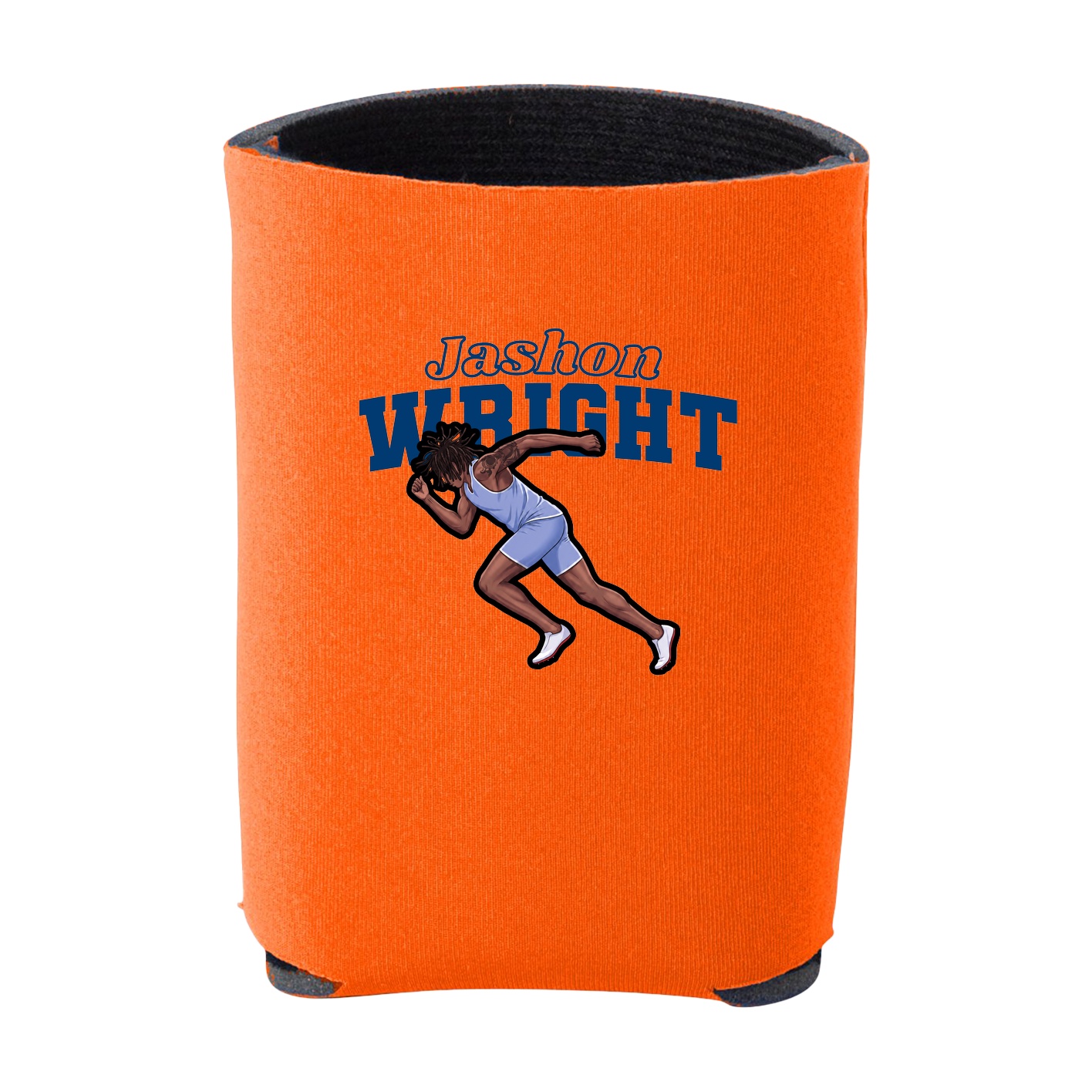 Can Holder — Name Arch in Orange