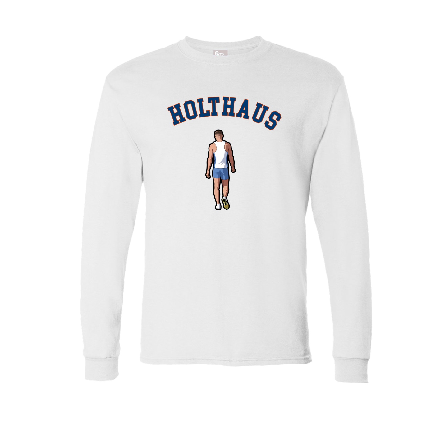Long Sleeve Tee — Shirsey Arch in White