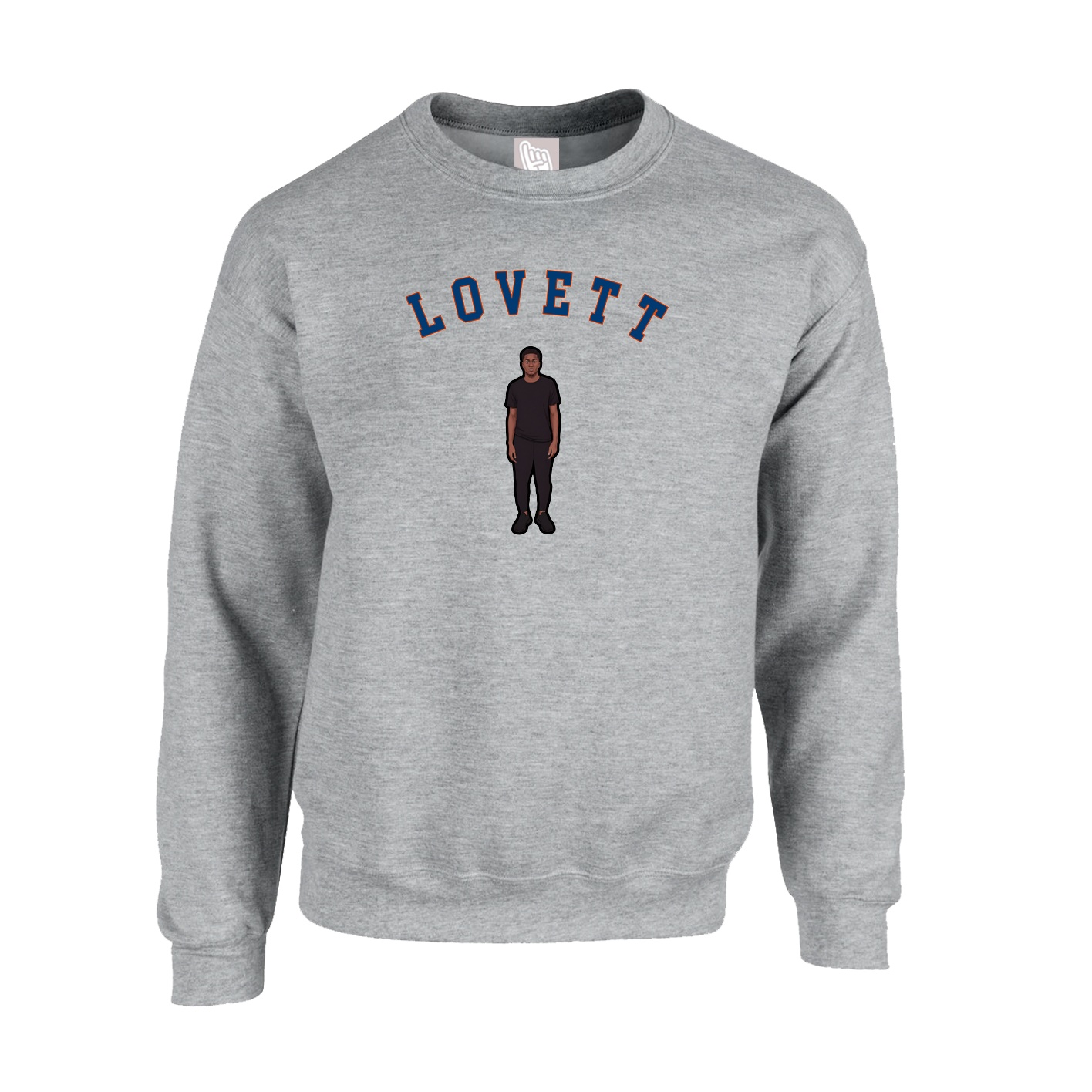 Fleece Crew — Shirsey Arch in Grey