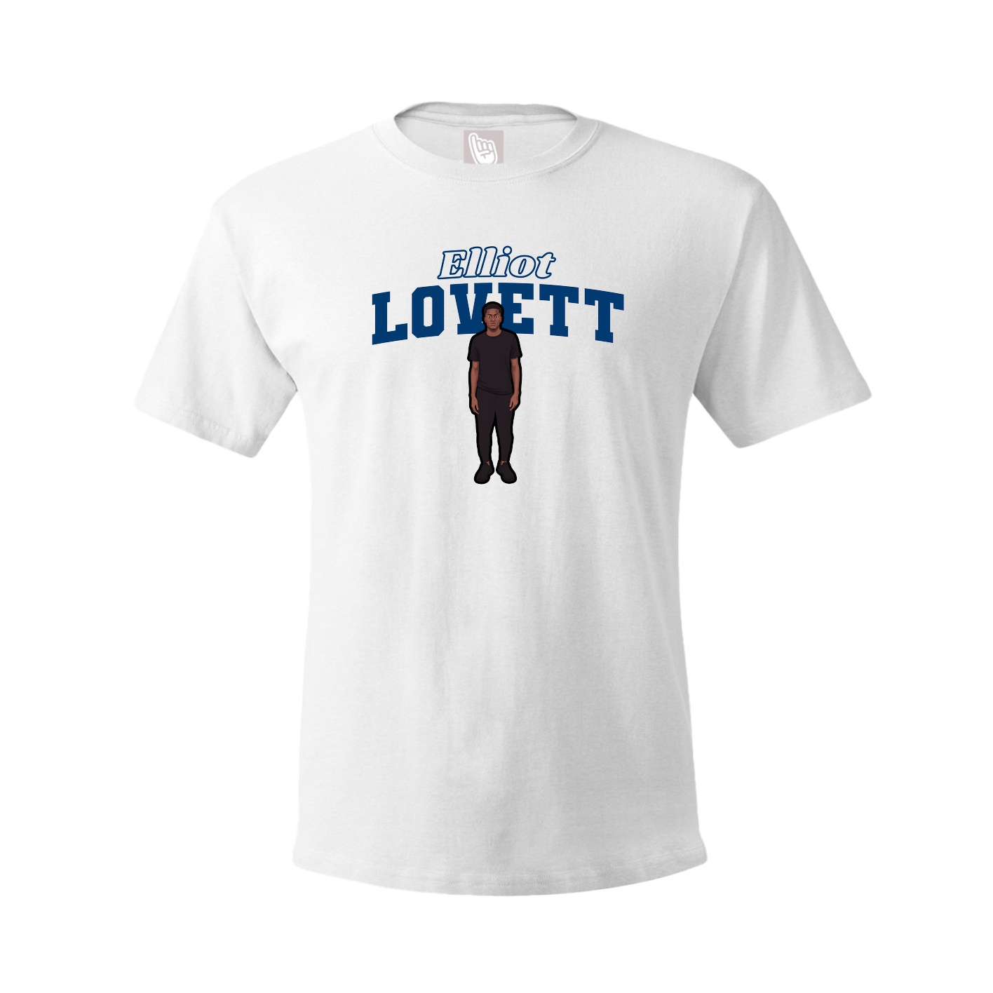Tee — Name Arch in White