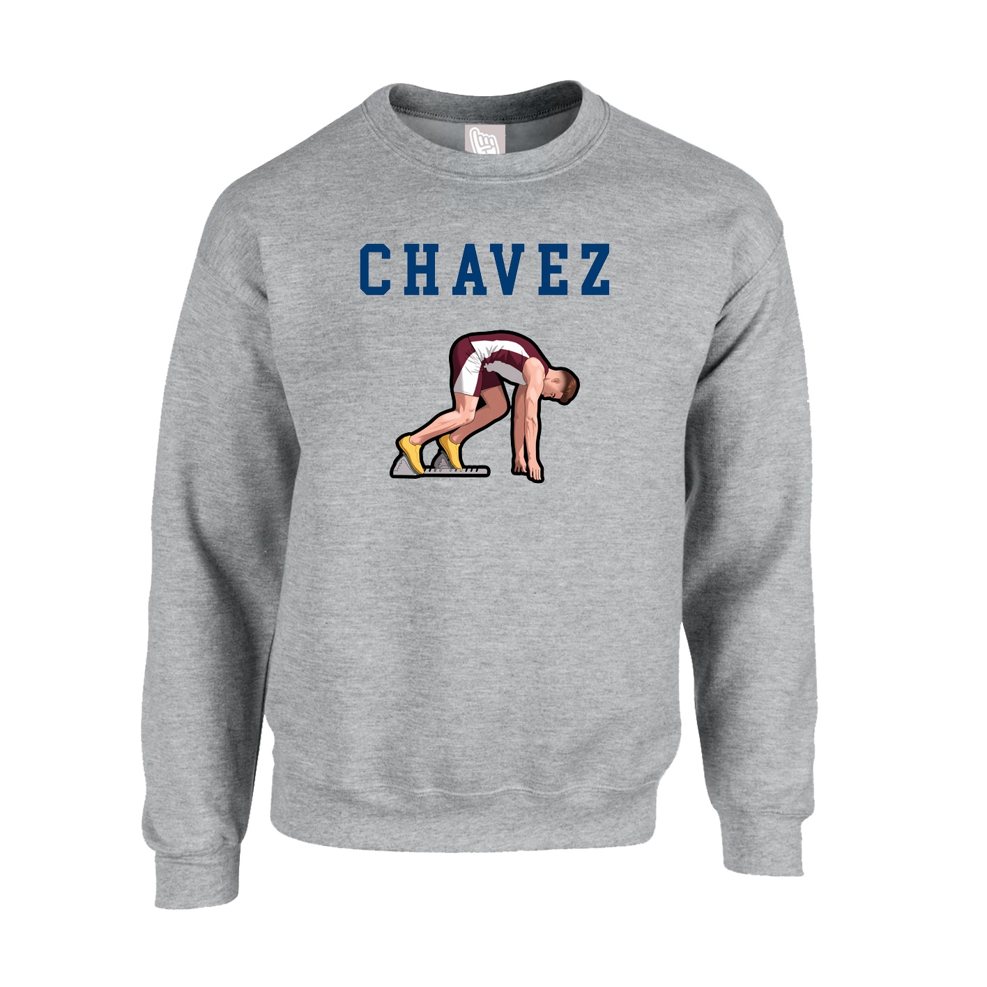 Fleece Crew — Shirsey in Grey