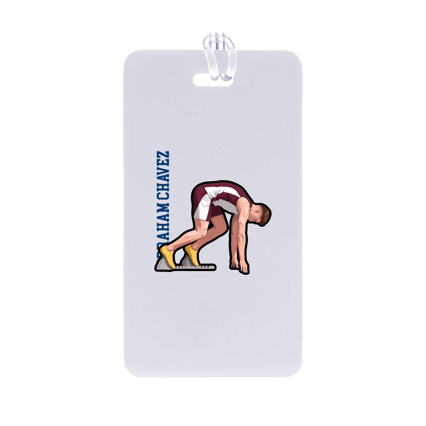 Bag Tag — Name Vertical in Classic