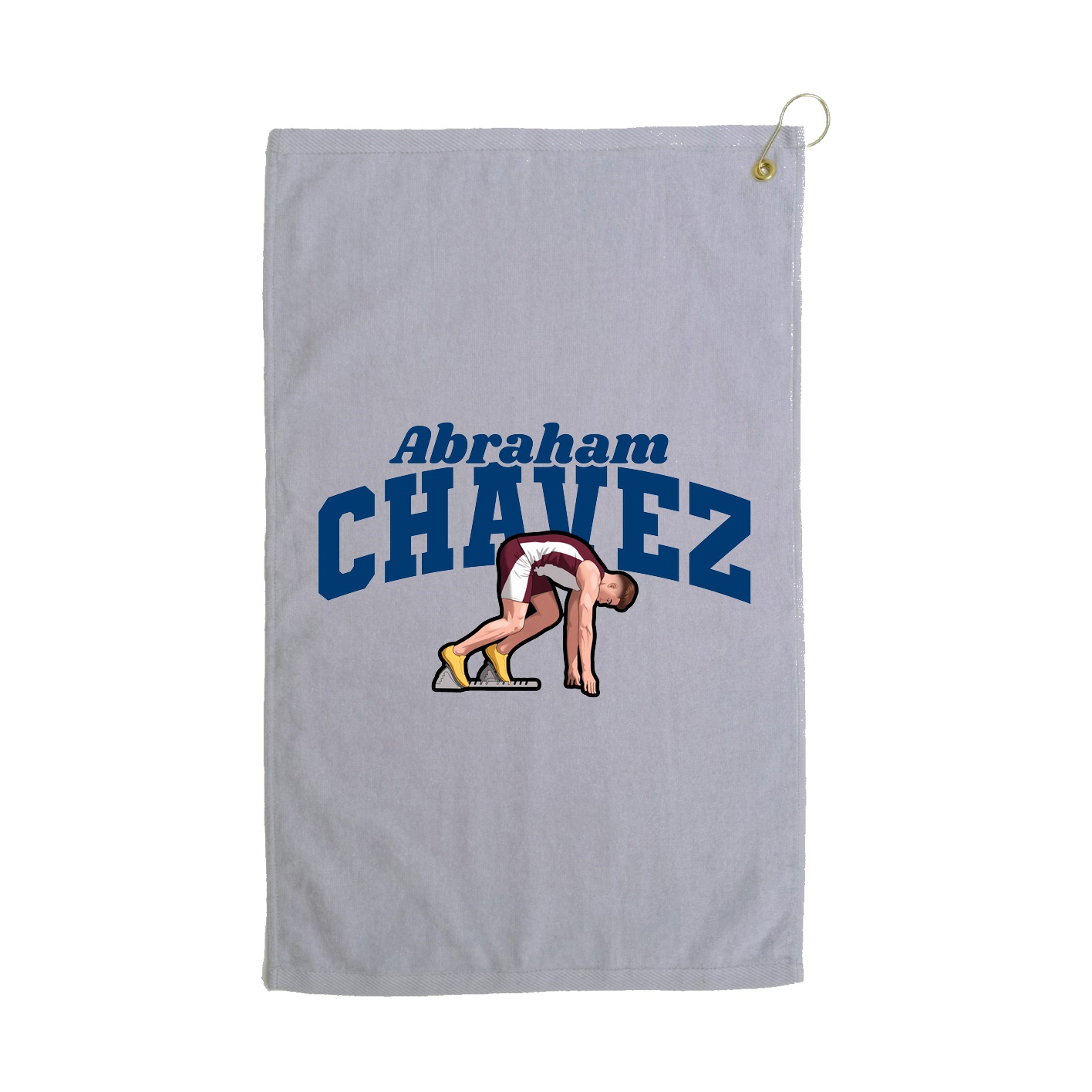 Golf Towel — Signature Arch in Grey