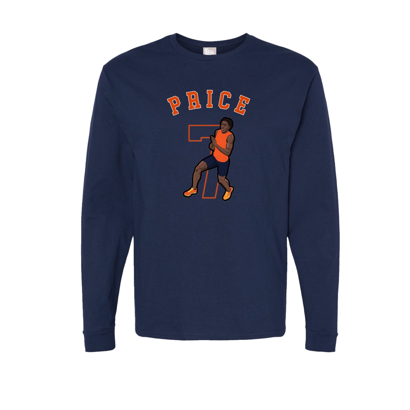 Long Sleeve Tee — Shirsey Arch in Navy