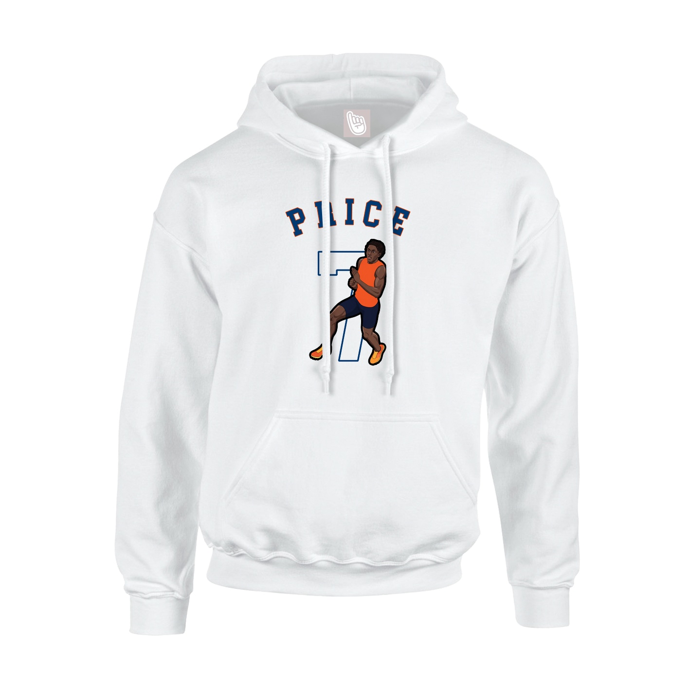 Hoodie — Shirsey Arch in White