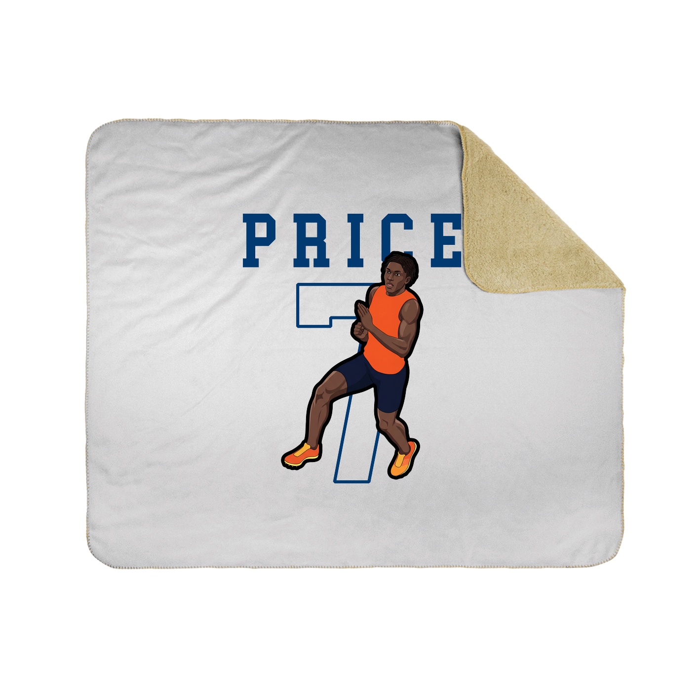 50x60 Sherpa Lined Throw Blanket