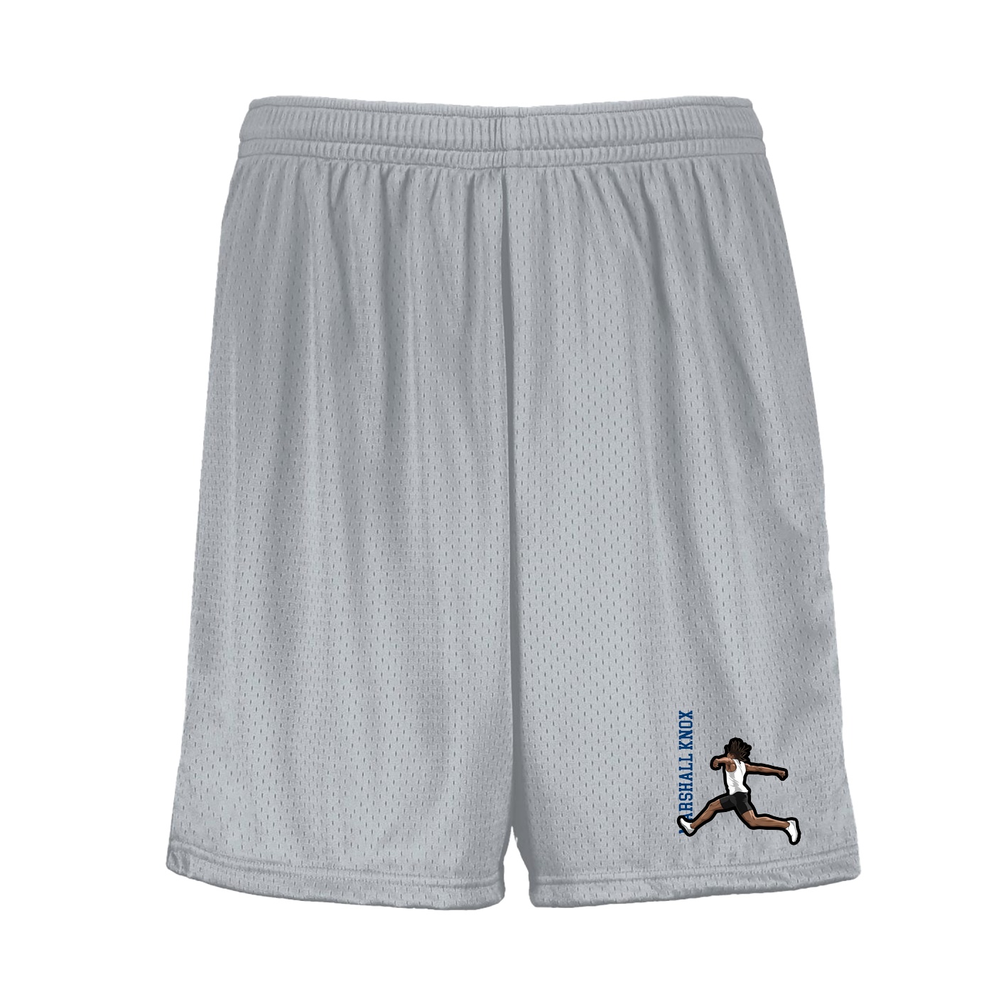 Shorts — Name Vertical in Silver