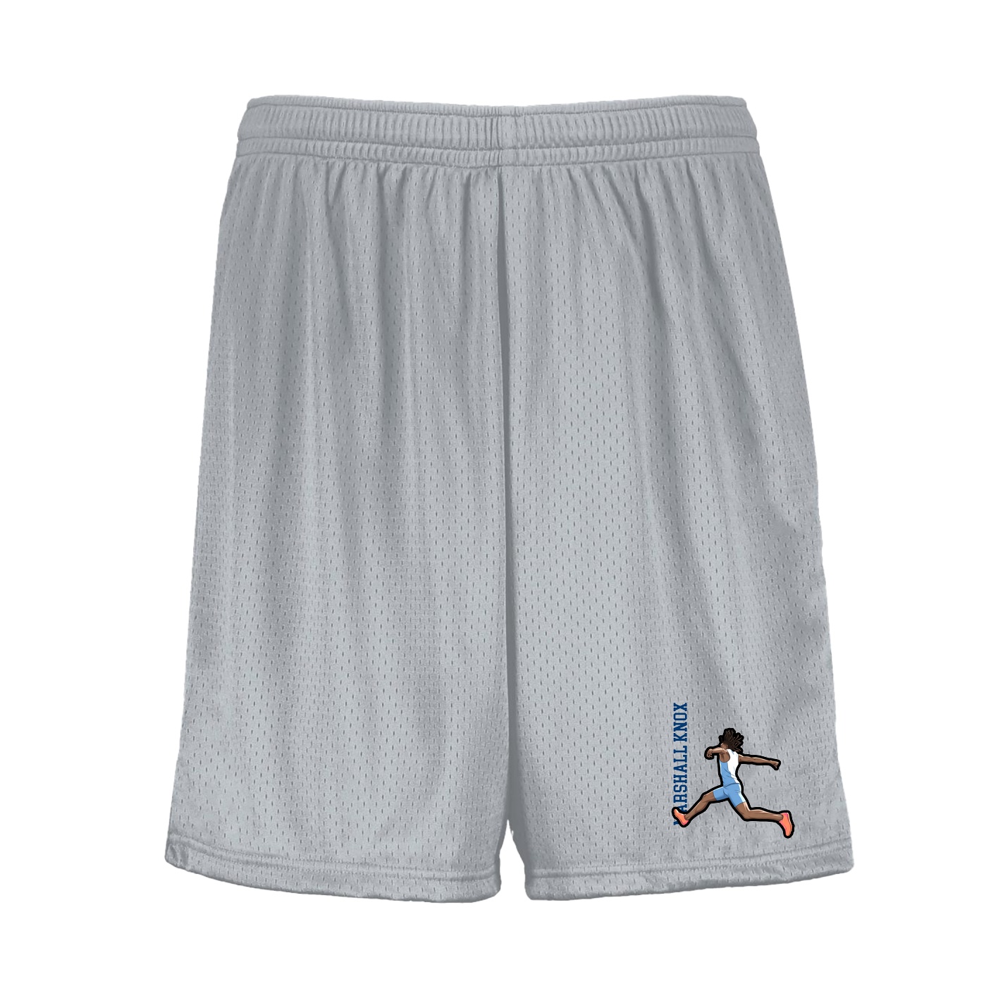 Shorts — Name Vertical in Silver