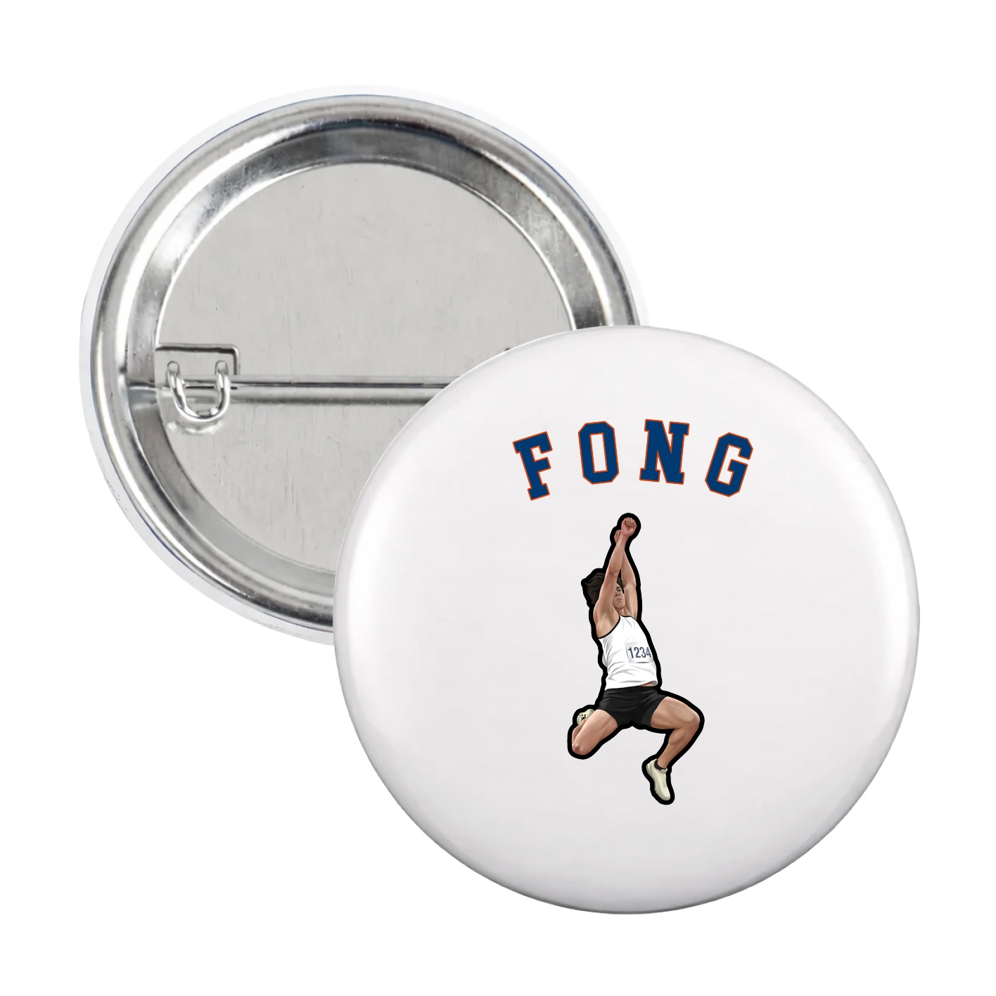 Game Day Button — Shirsey Arch in White