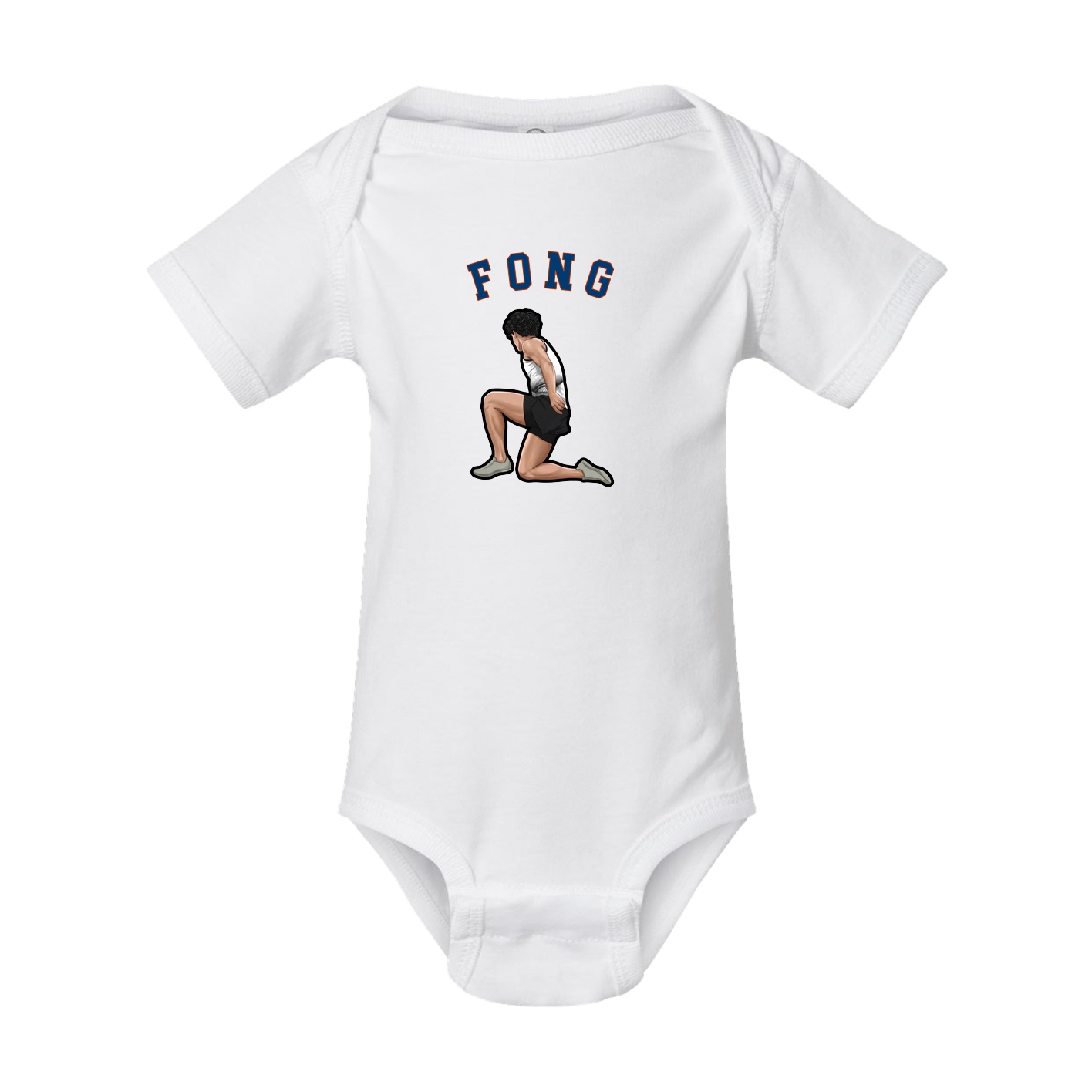 Baby Onesie — Shirsey Arch in White
