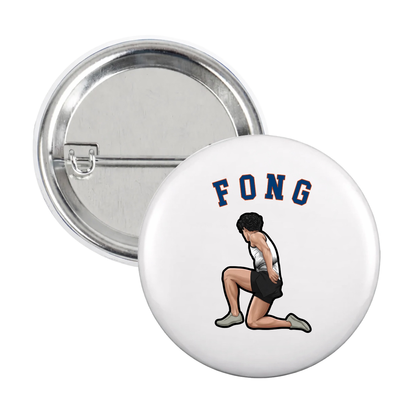 Game Day Button — Shirsey Arch in White