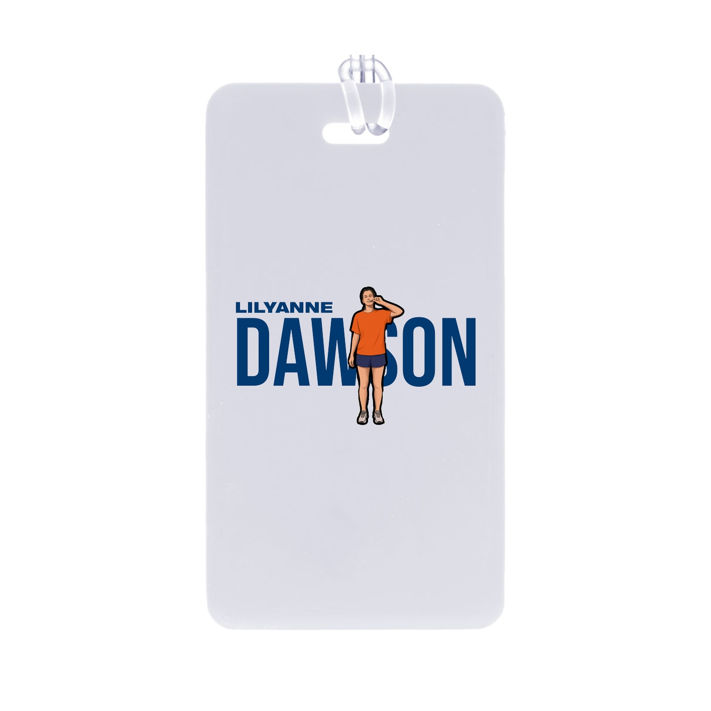 Bag Tag — Player Name in Classic
