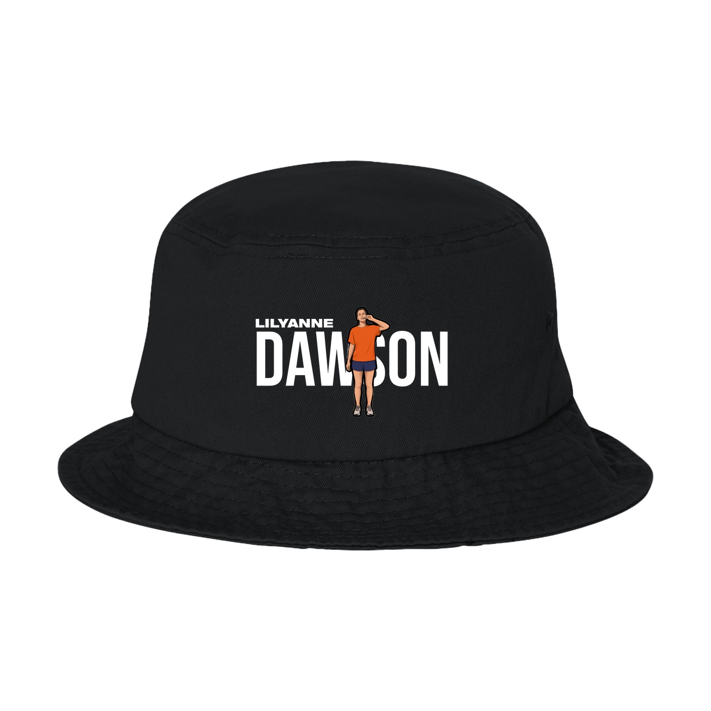 Bucket Cap — Player Name in Black