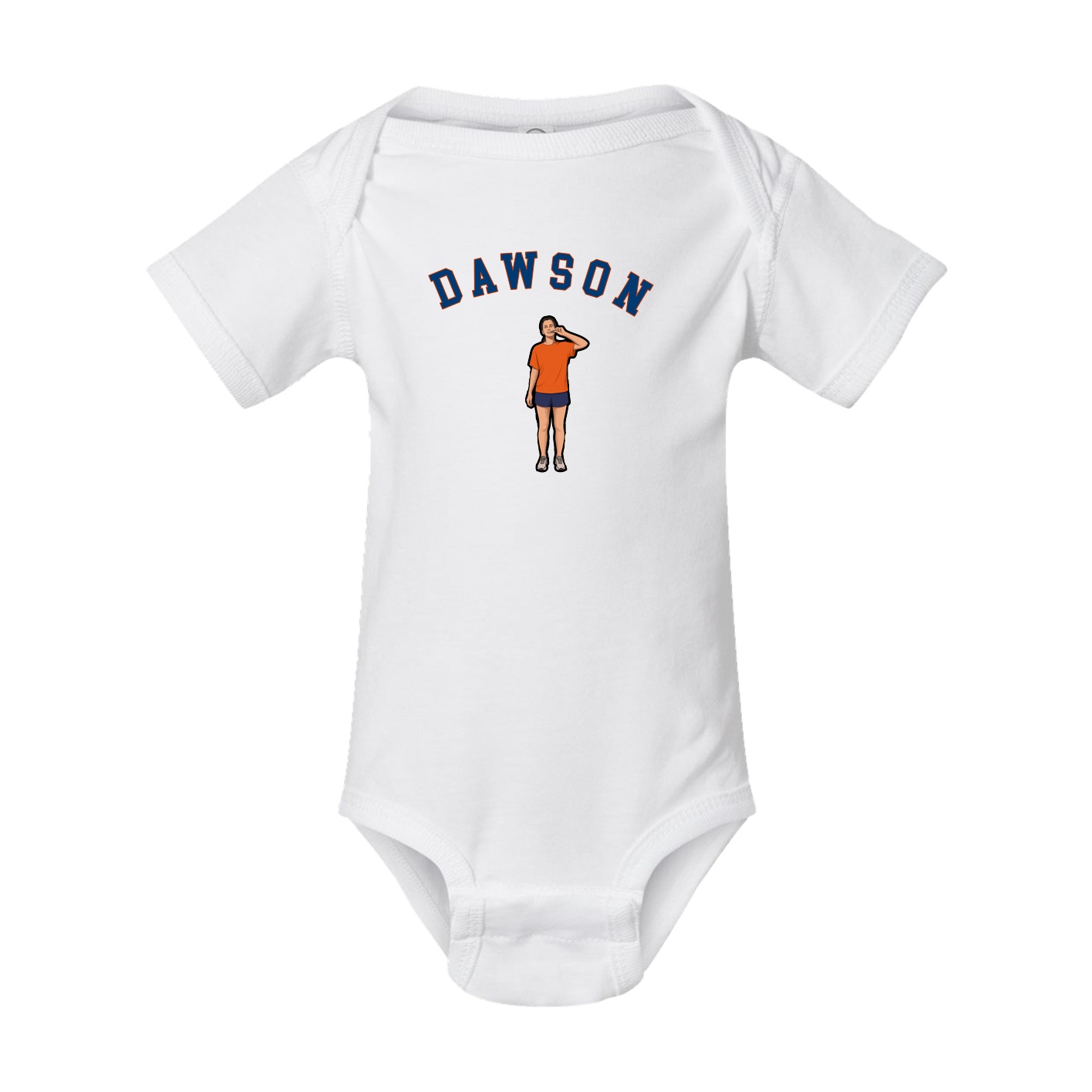 Baby Onesie — Shirsey Arch in White
