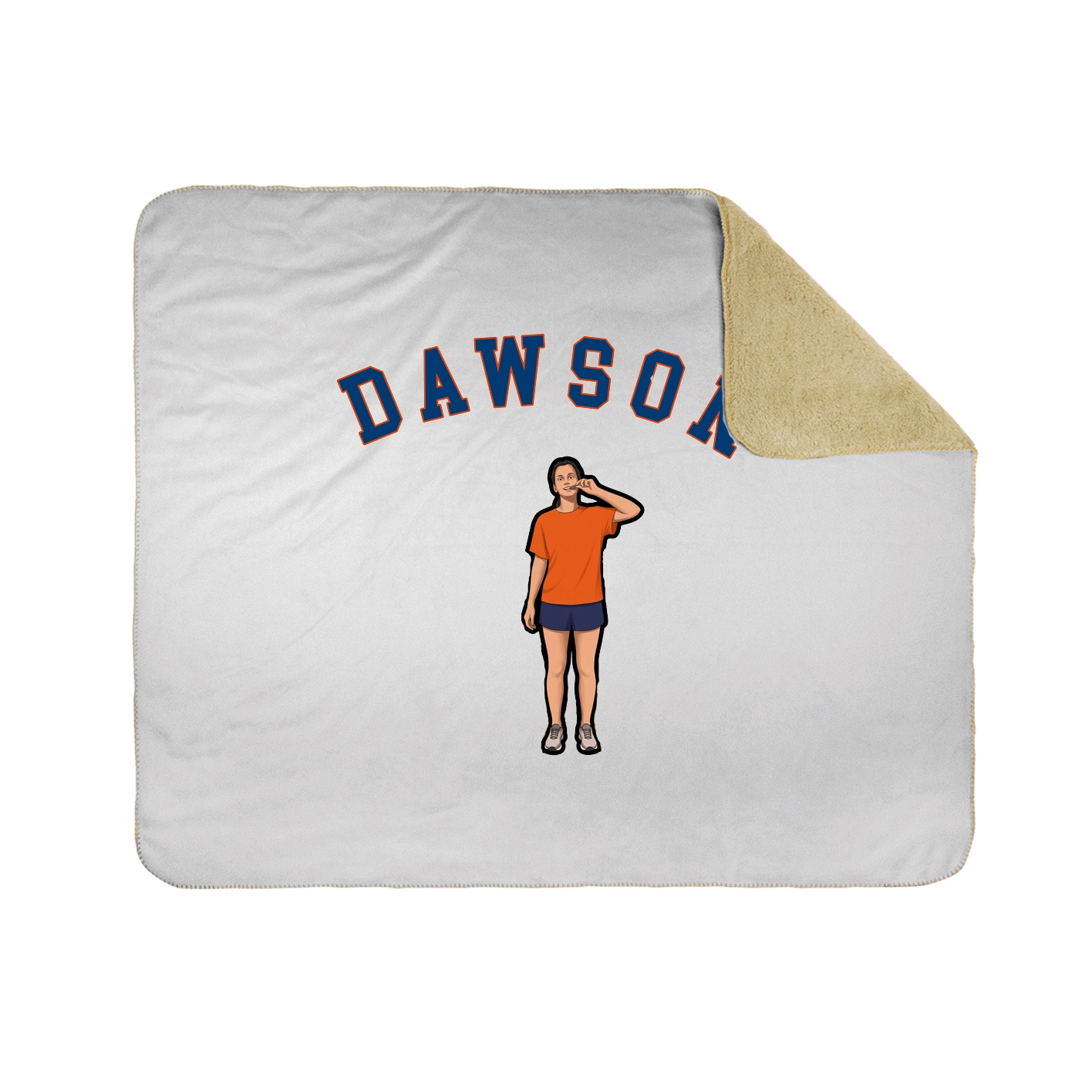 Throw Blanket — Shirsey Arch in White