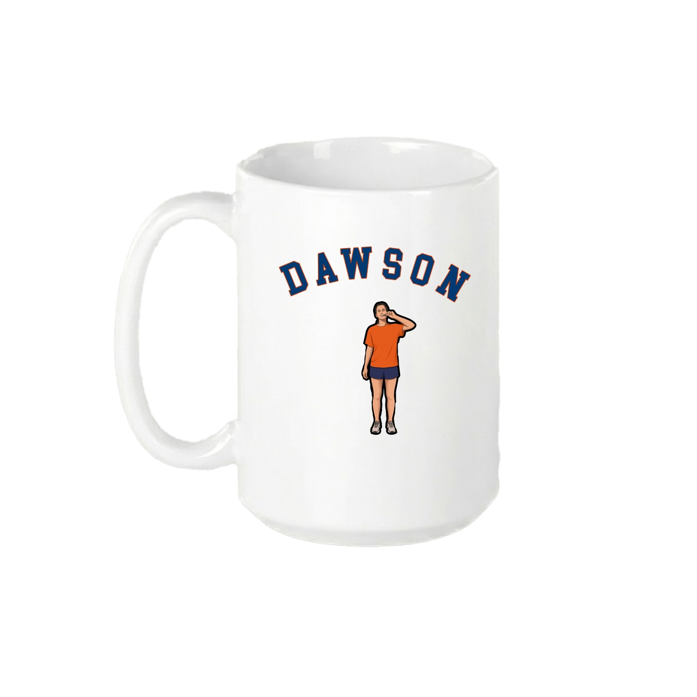 15oz Coffee Mug — Shirsey Arch in White